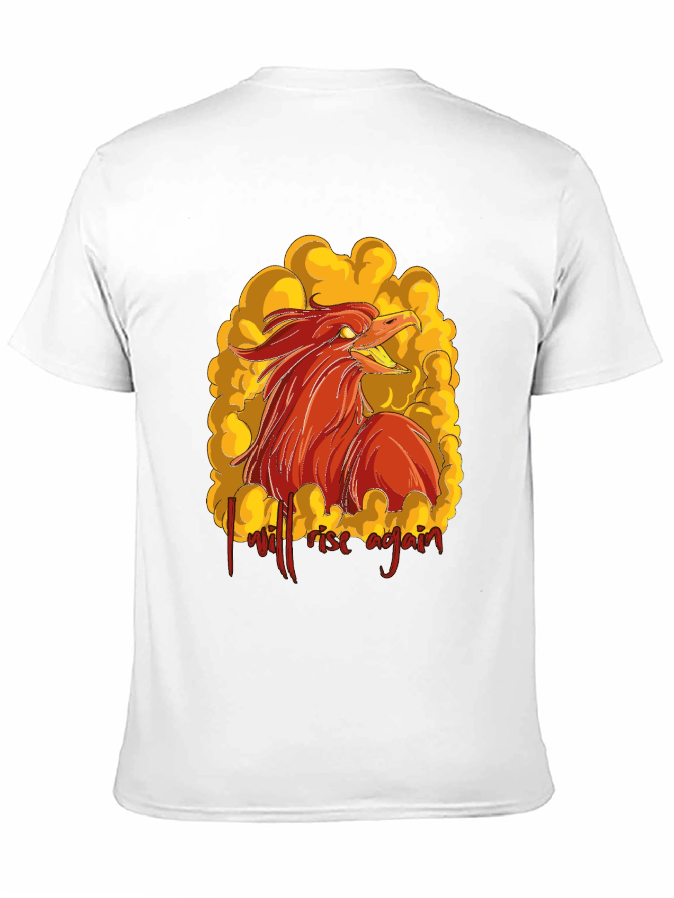 Phoenix Rising Graphic T-Shirt - Mens Black Tee