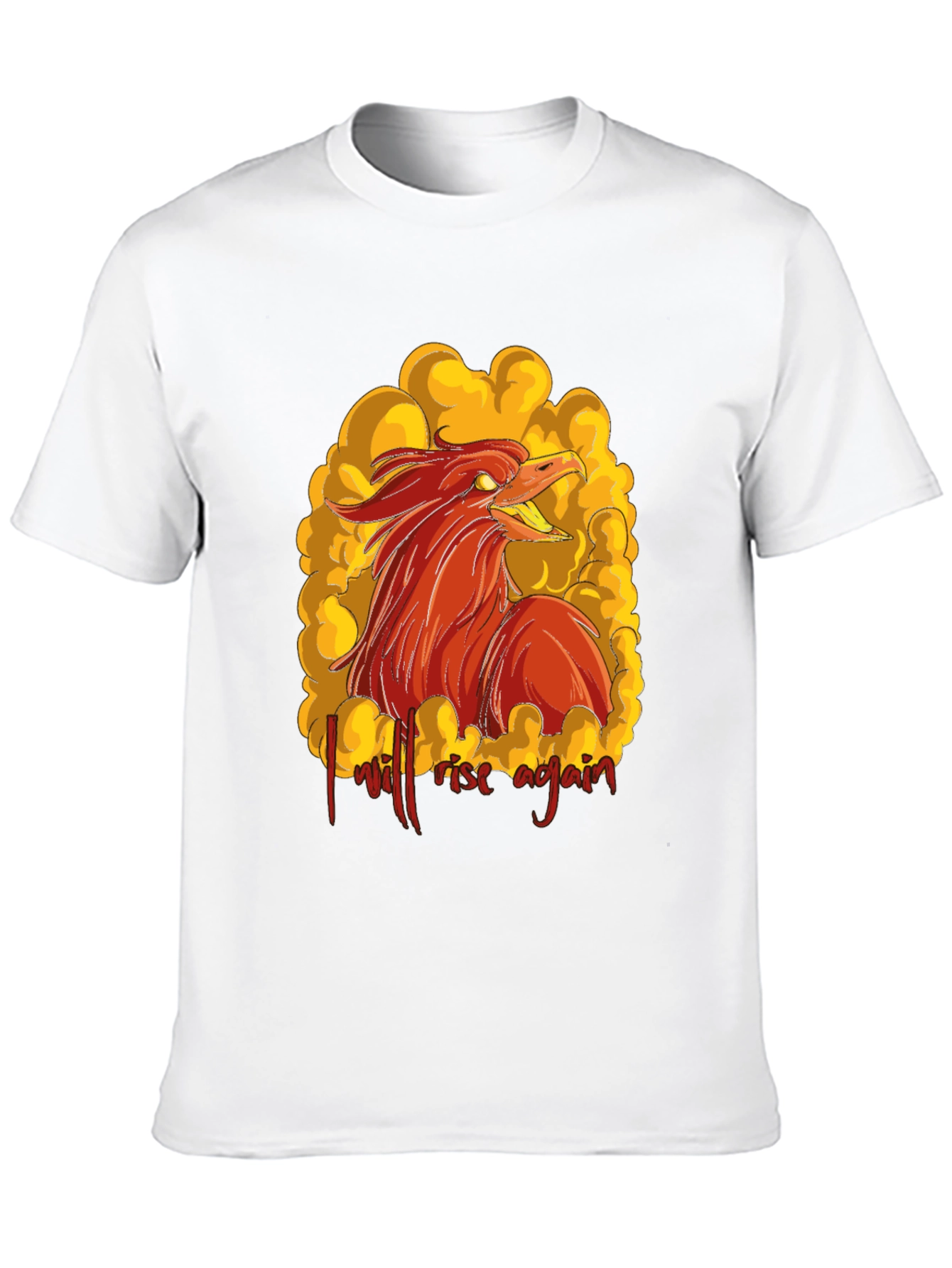 Phoenix Rising Graphic T-Shirt - Mens Black Tee