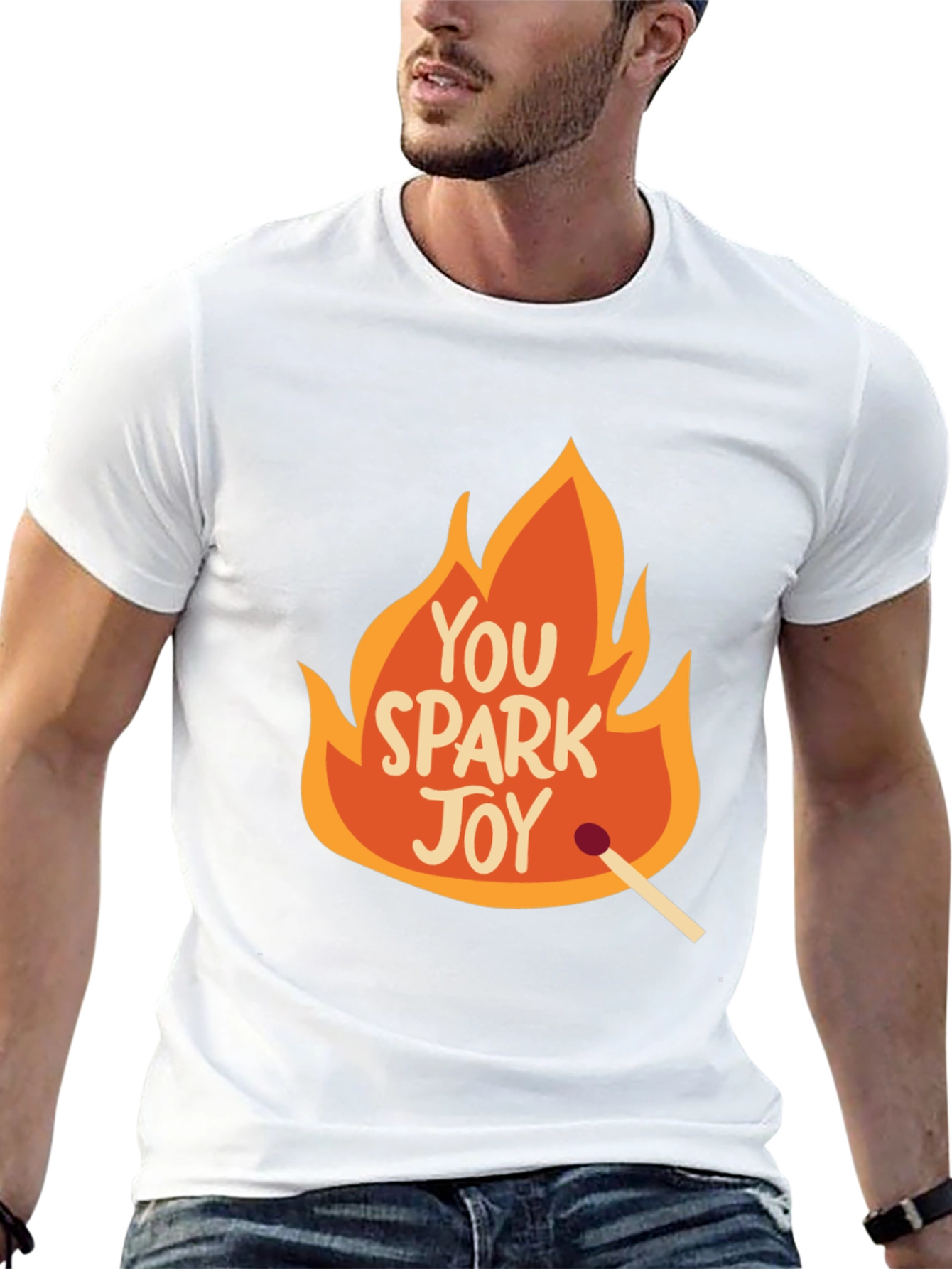You Spark Joy Graphic Tee - Black