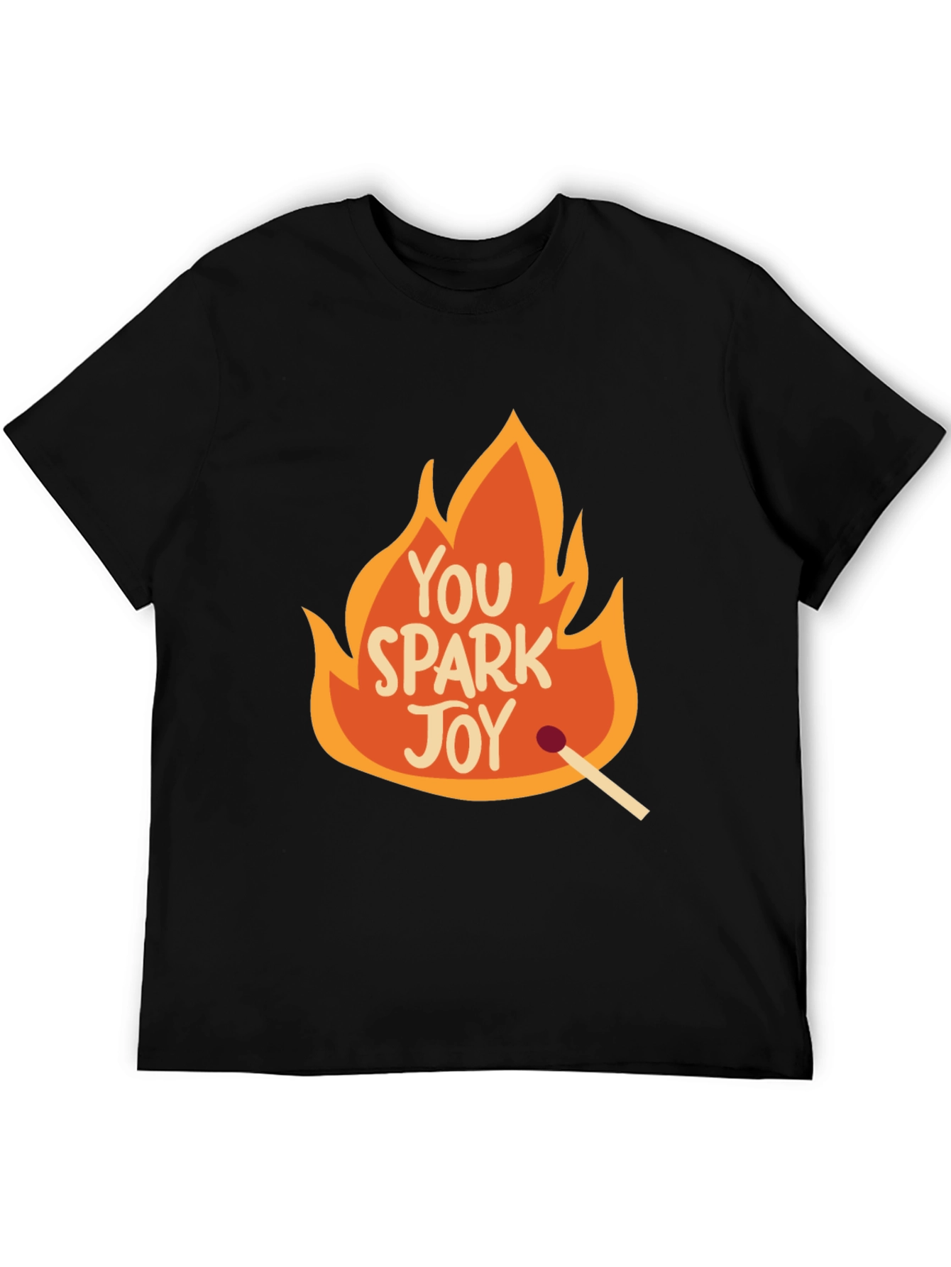 You Spark Joy Graphic Tee - Black