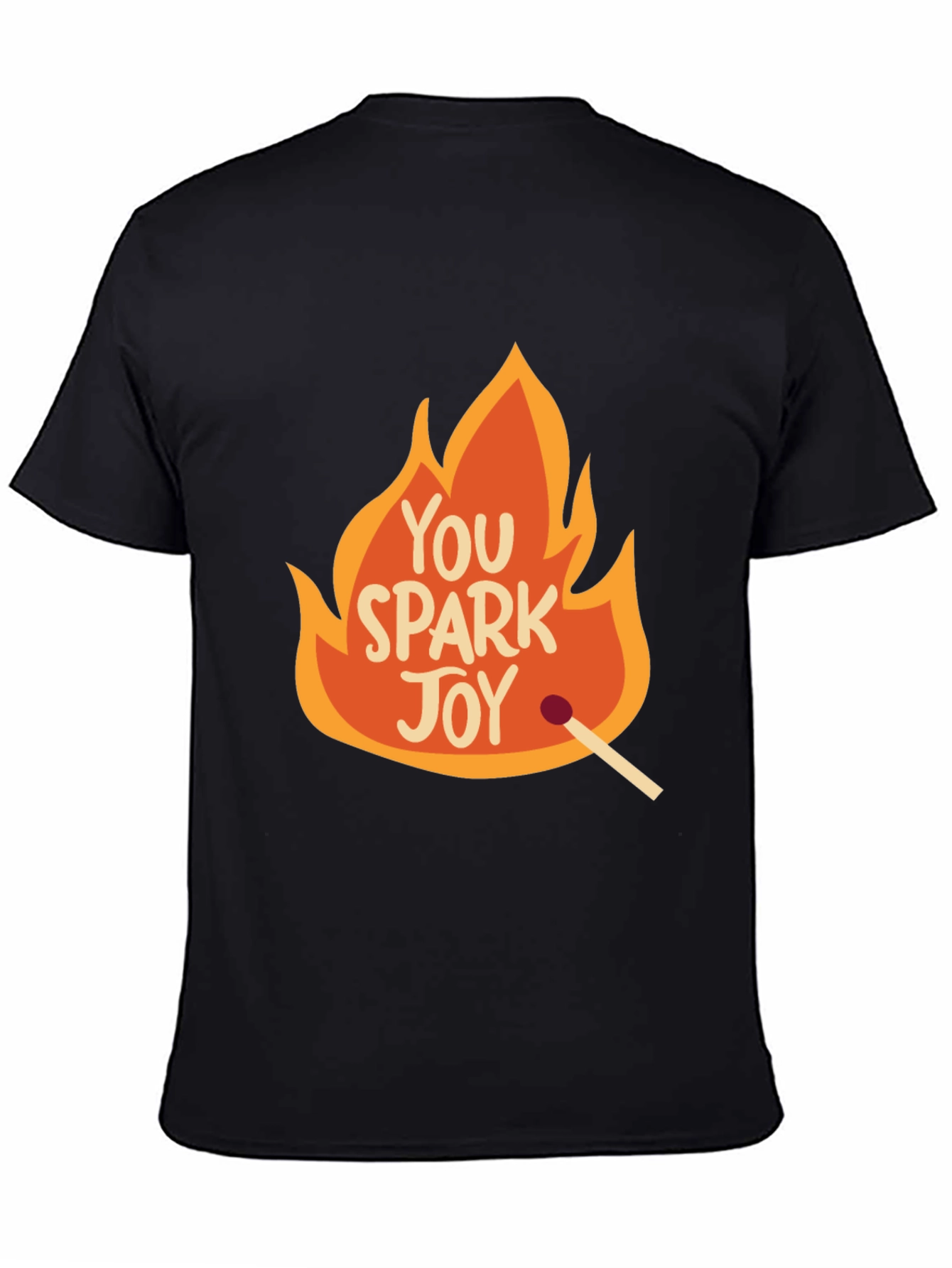 You Spark Joy Graphic Tee - Black