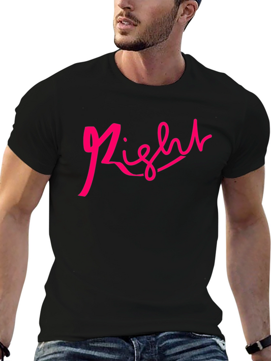Right Script Black T-Shirt