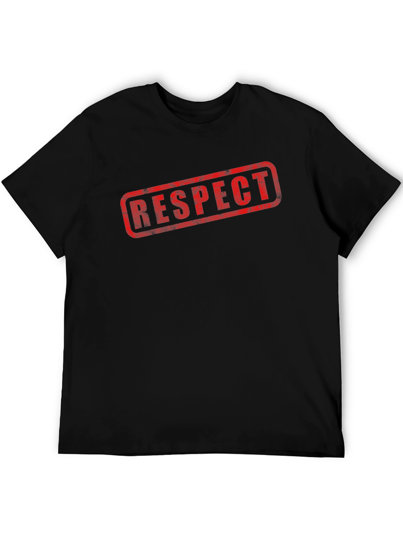 RESPECT Graphic T-Shirt - Black Casual Wear