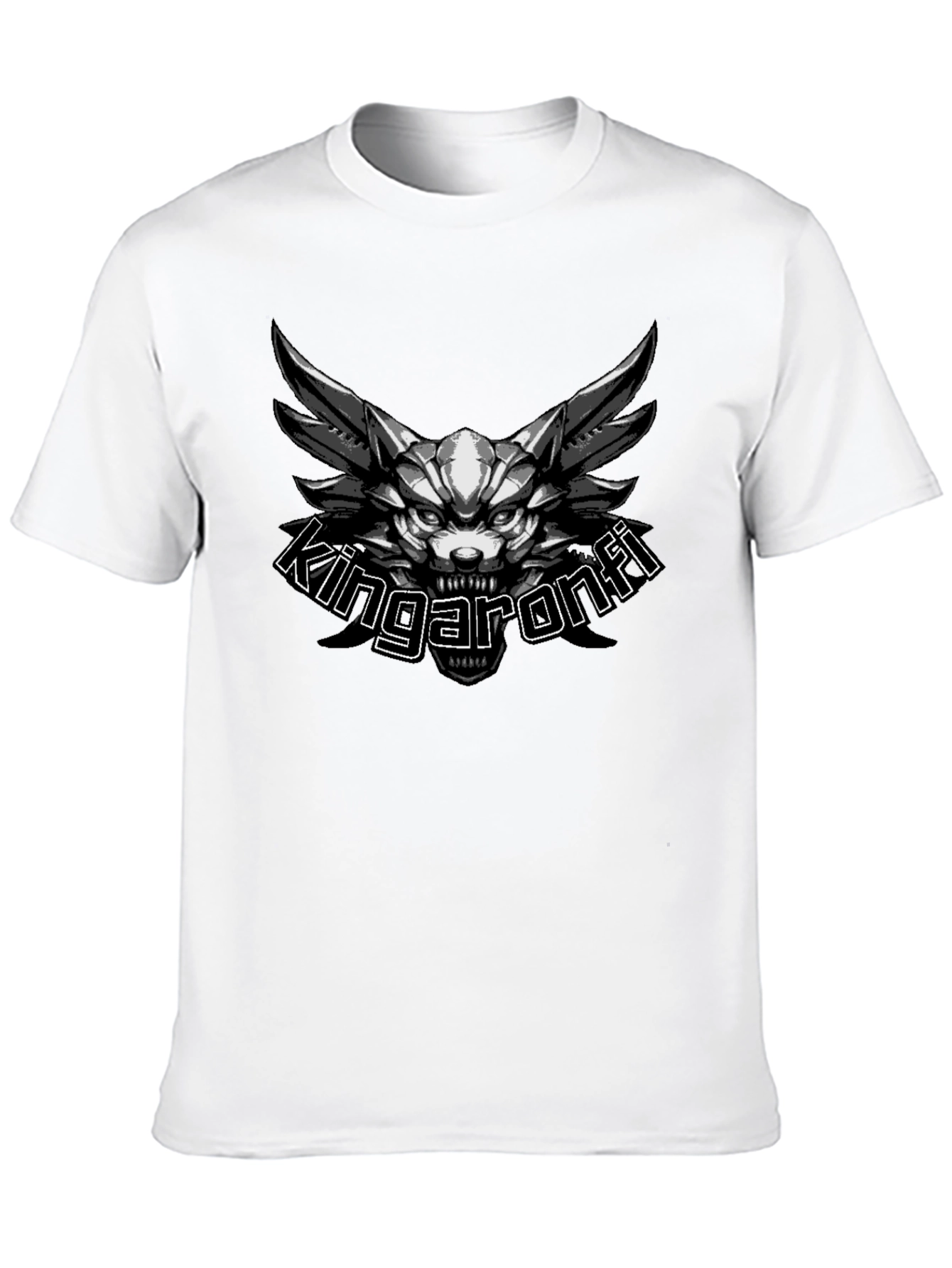 Kingaronfi Graphic Print Black T-Shirt