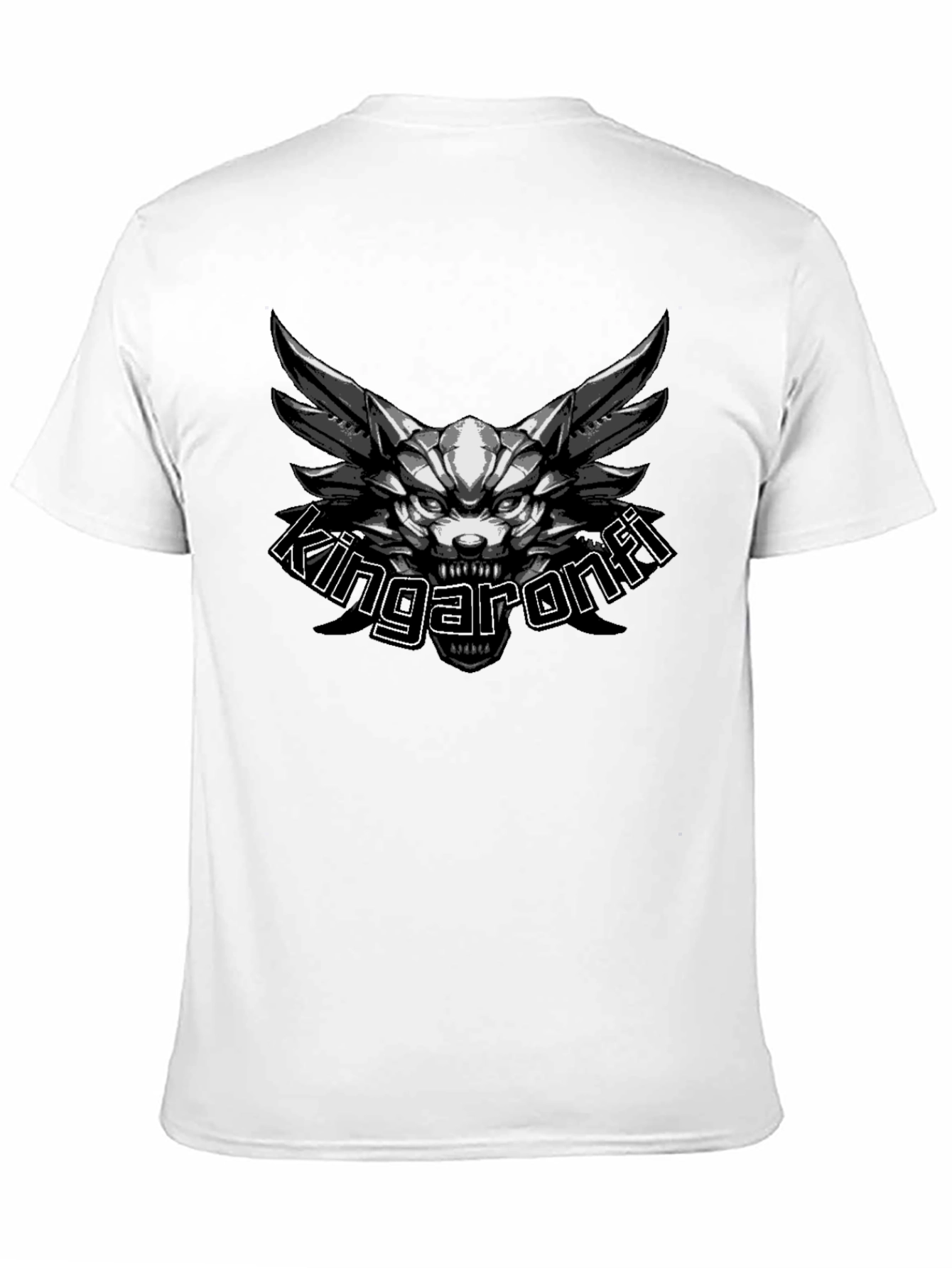 Kingaronfi Graphic Print Black T-Shirt