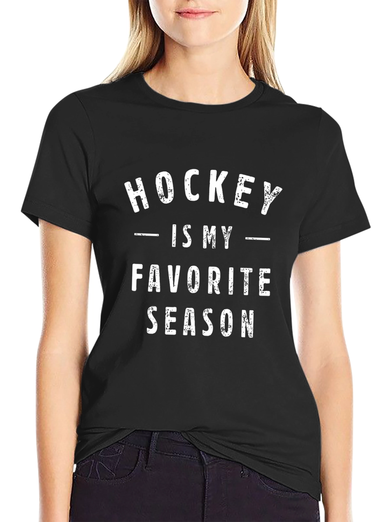 Hockey Is My Favorite Season Graphic T-Shirt