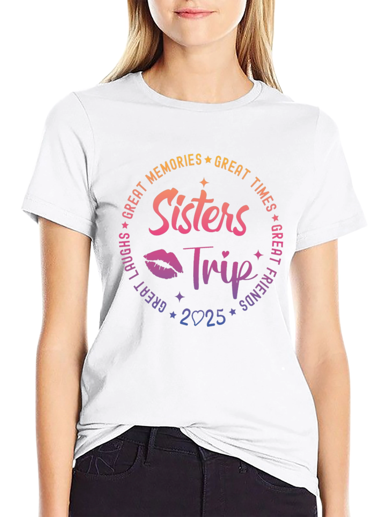 Sisters Trip 2025 T-Shirt: Memories & Friends