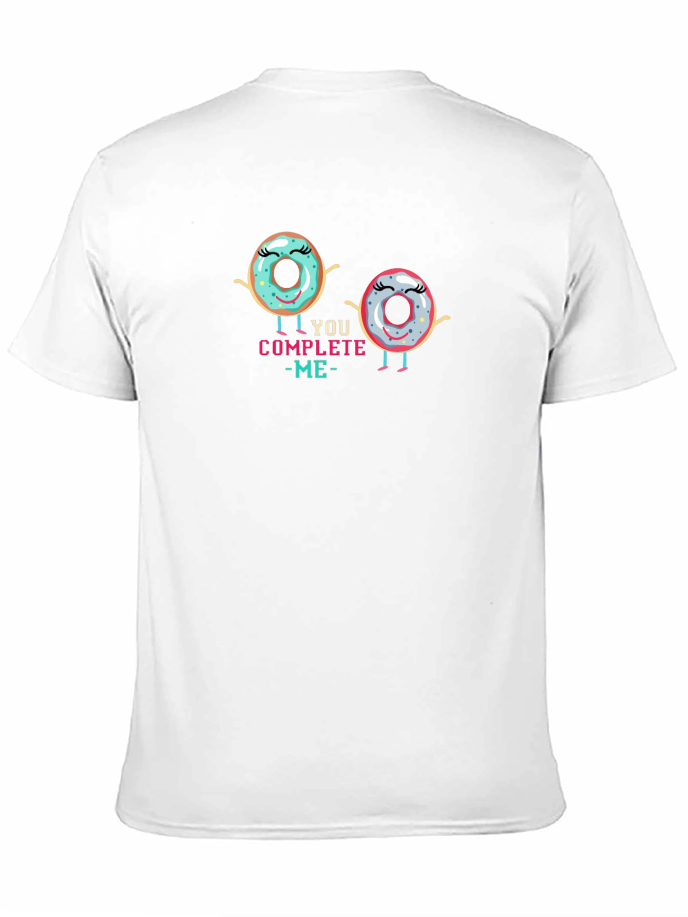 You Complete Me Donut Graphic Tee - Black T-Shirt