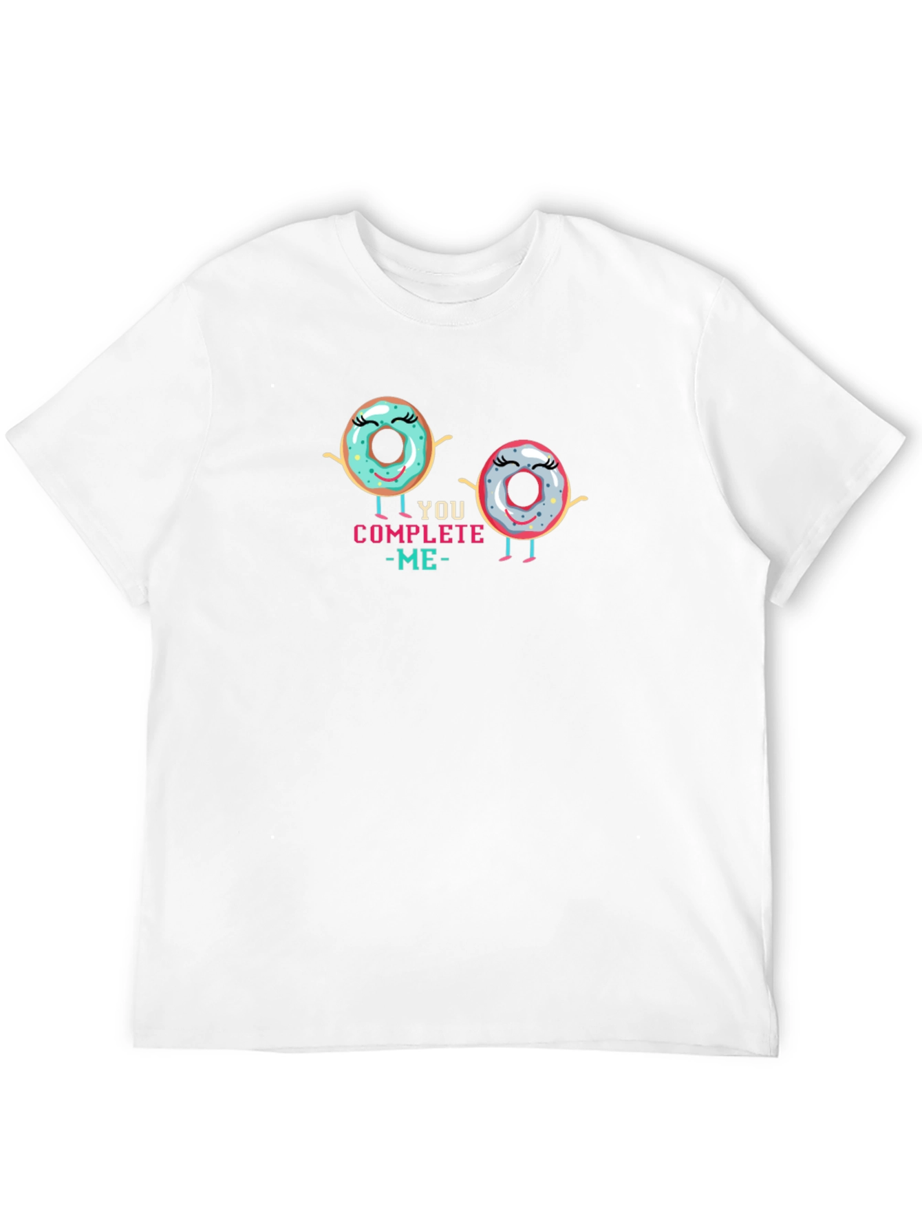 You Complete Me Donut Graphic Tee - Black T-Shirt