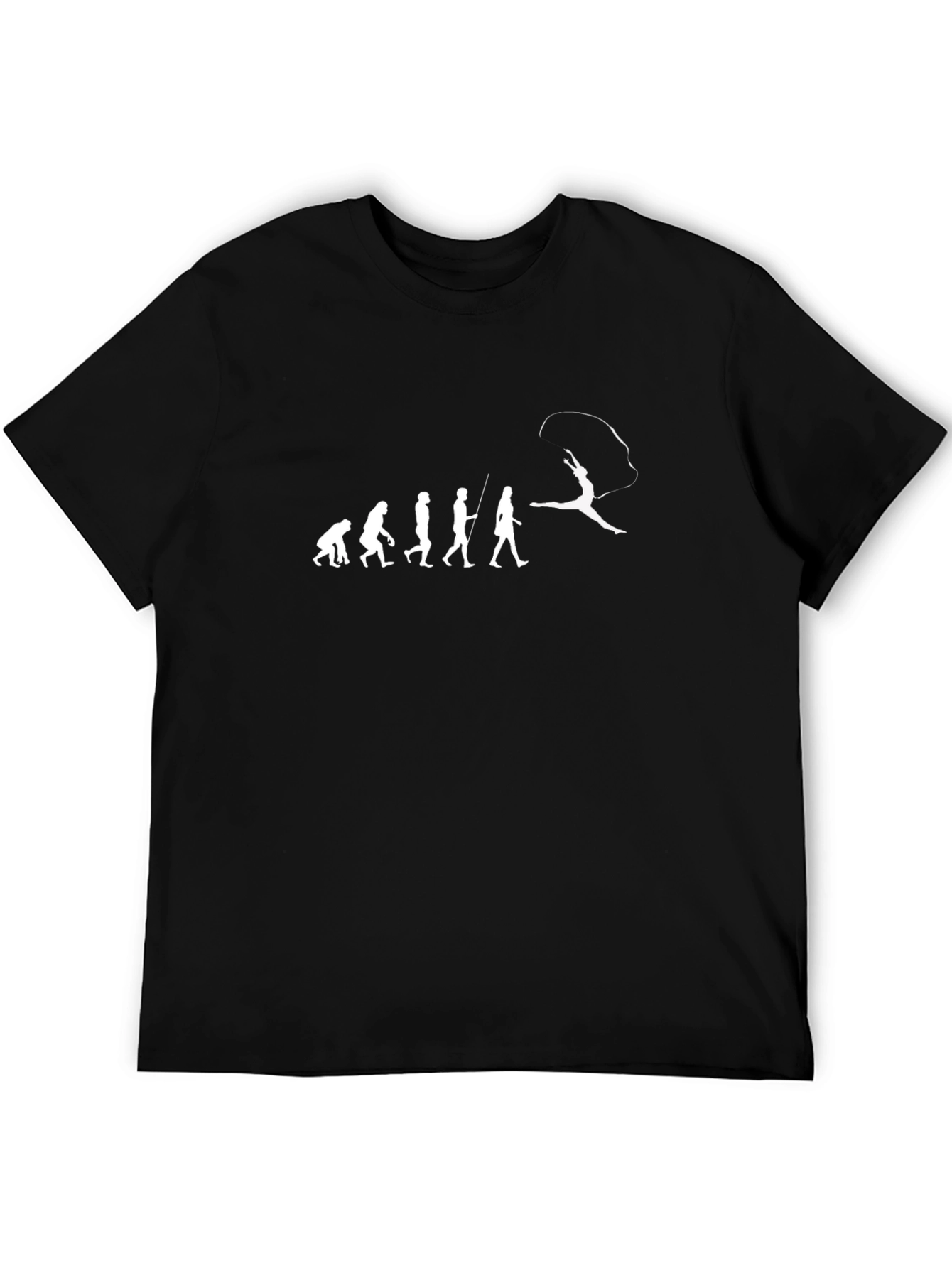 Evolution of Gymnastics Black T-Shirt