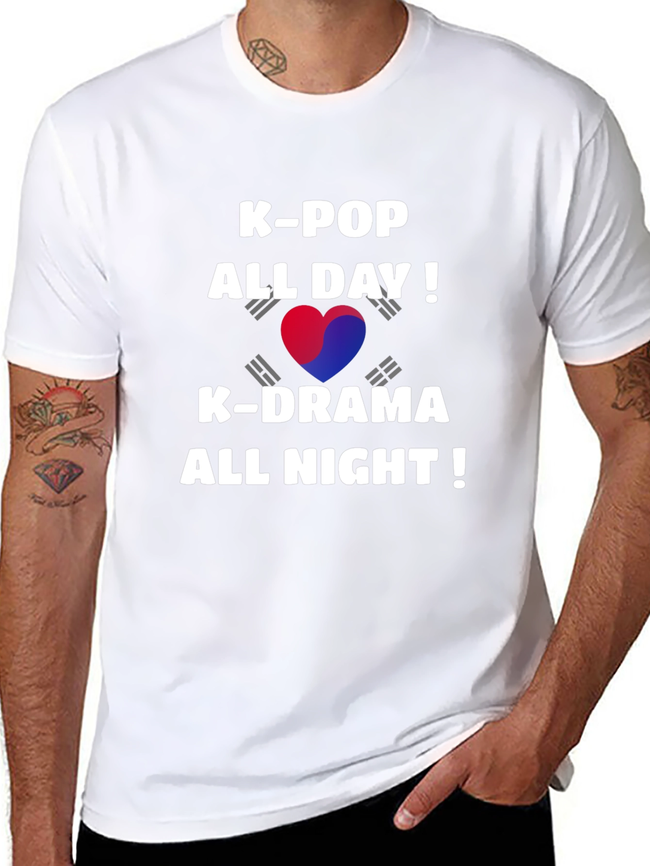 K-Pop All Day K-Drama All Night T-Shirt