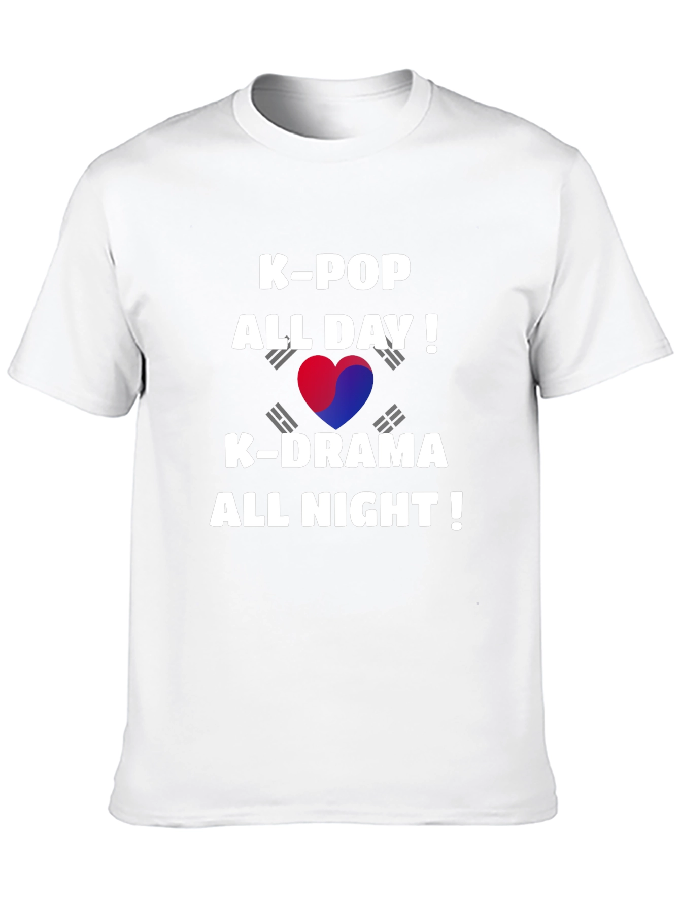 K-Pop All Day K-Drama All Night T-Shirt