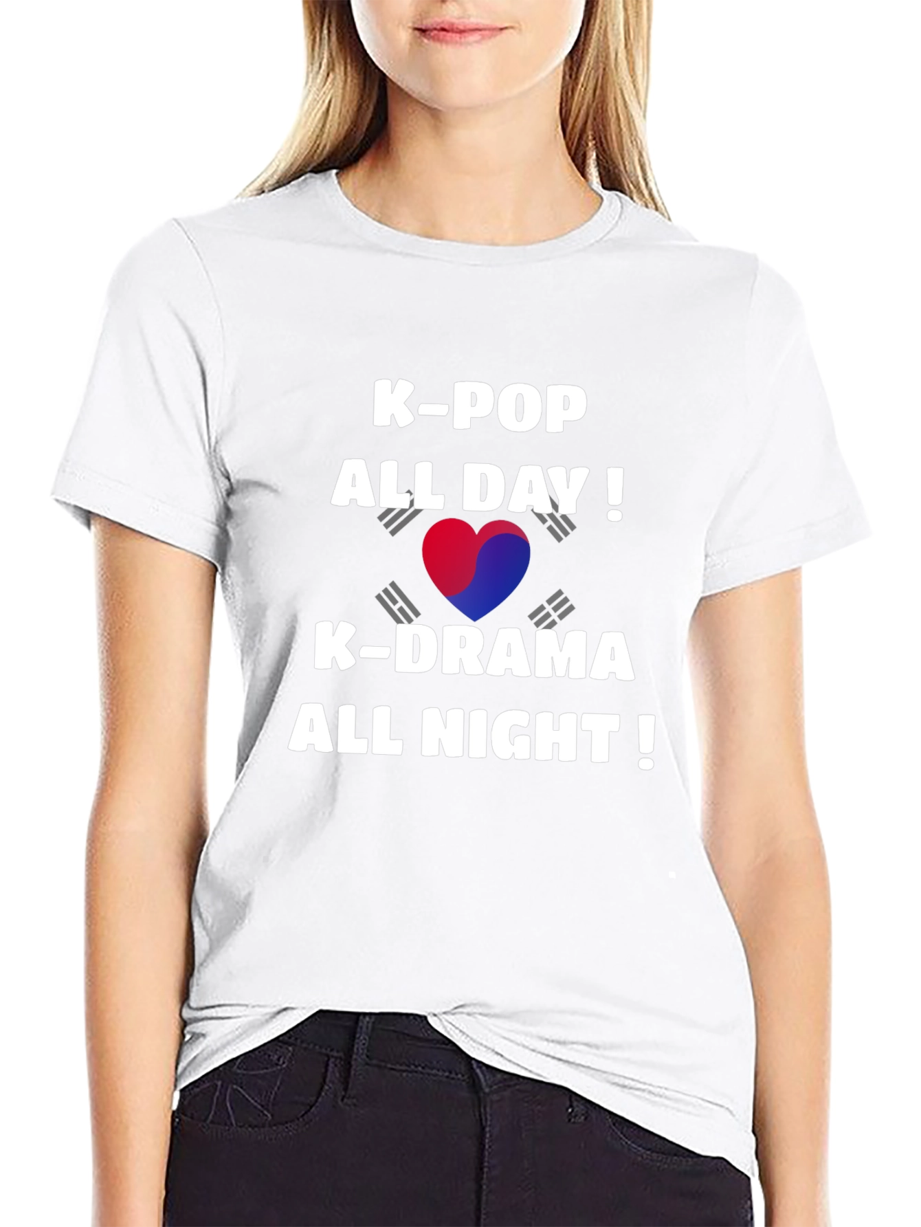 K-Pop All Day K-Drama All Night T-Shirt