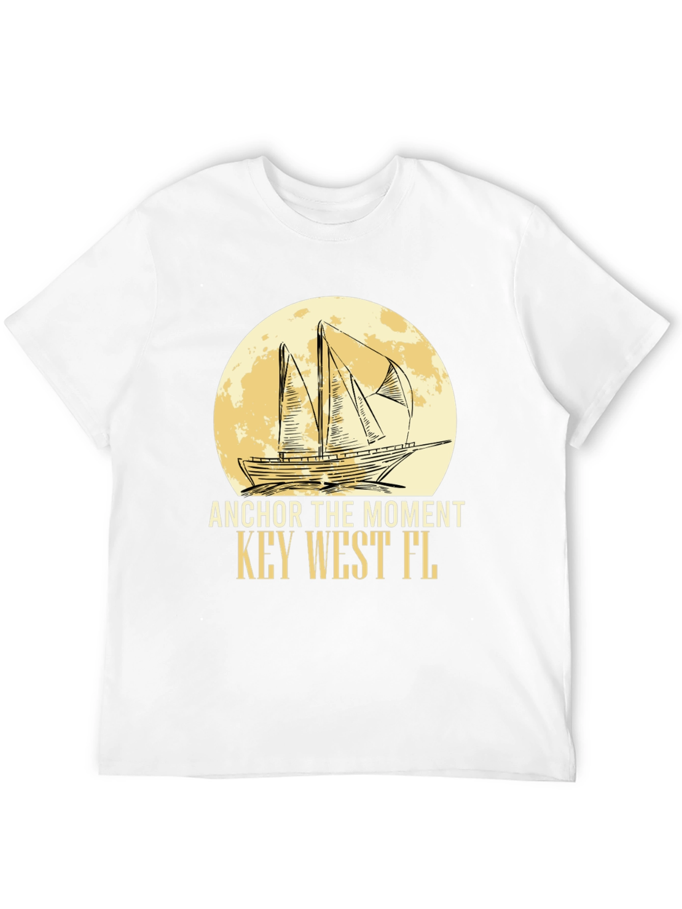 Anchor the Moment Key West FL Black T-Shirt