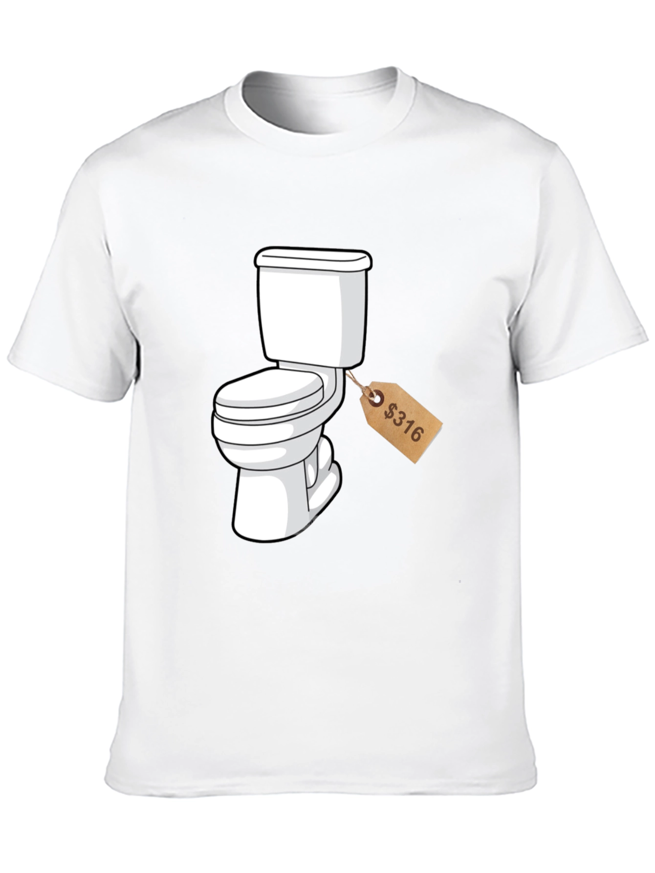 Toilet Humor T-Shirt: Priced to Sell