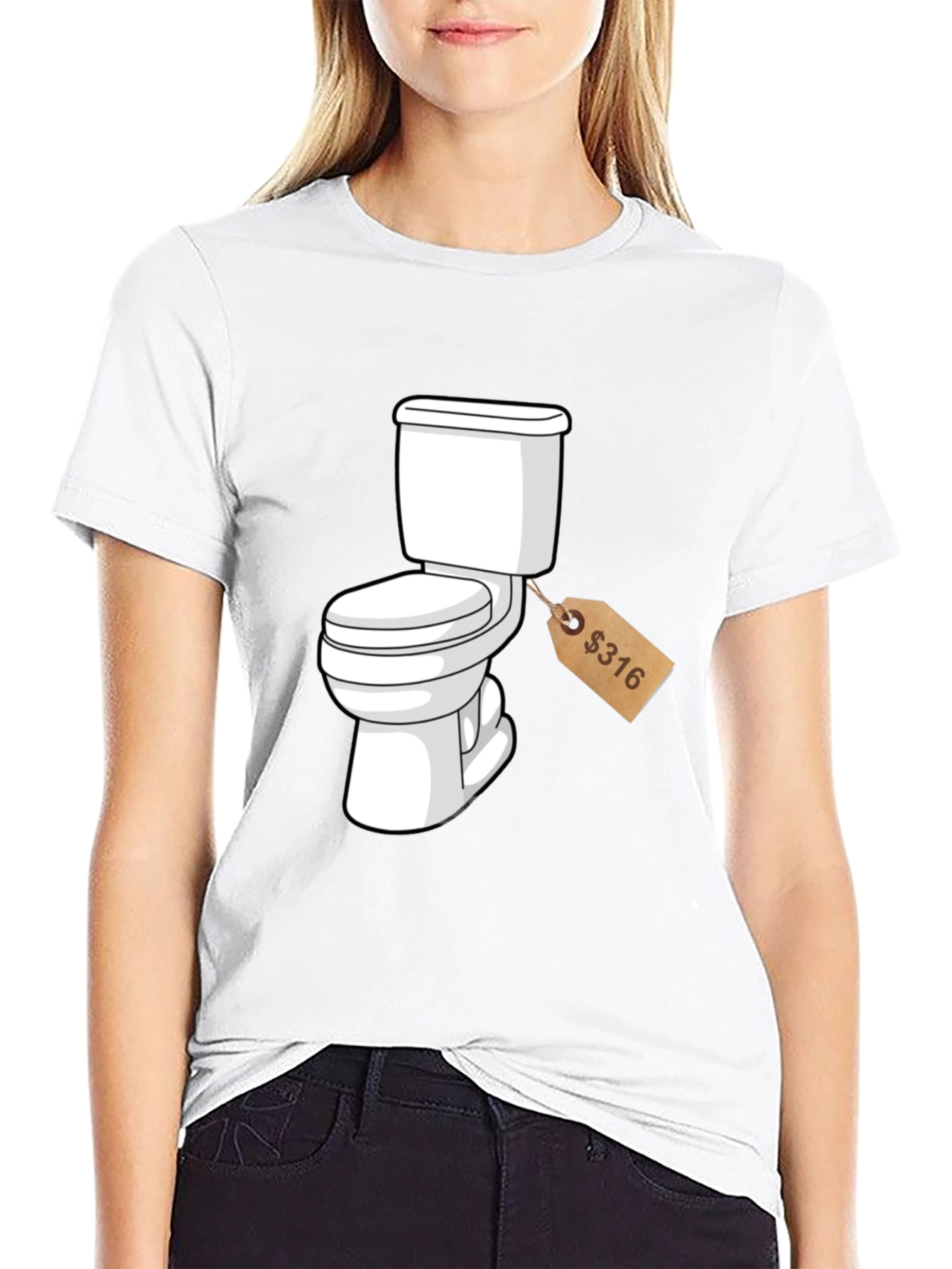 Toilet Humor T-Shirt: Priced to Sell