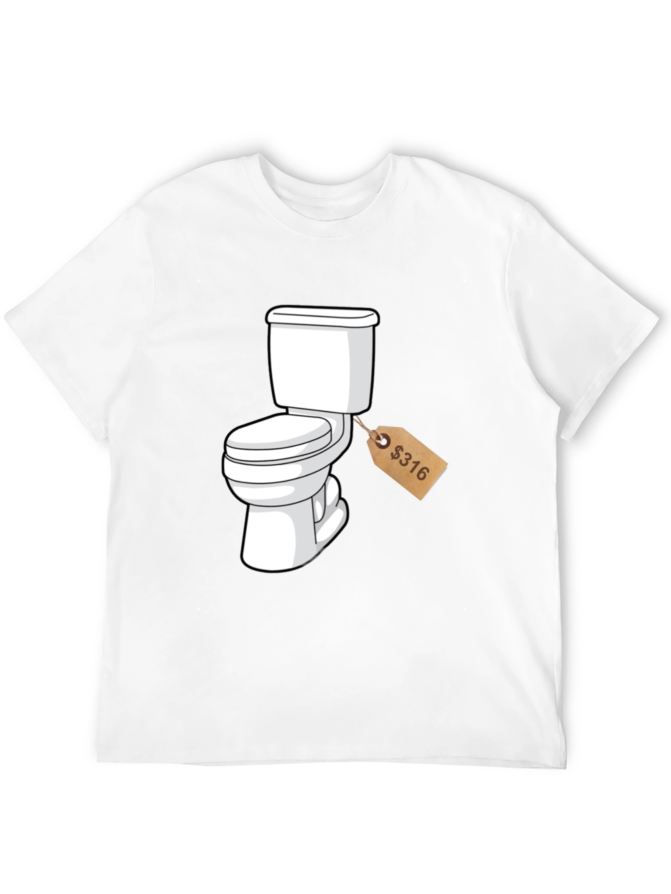 Toilet Humor T-Shirt: Priced to Sell