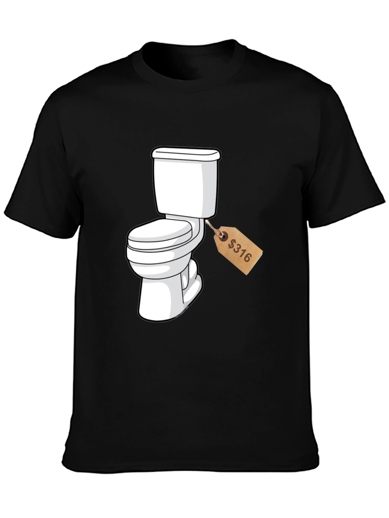 Toilet Humor T-Shirt: Priced to Sell