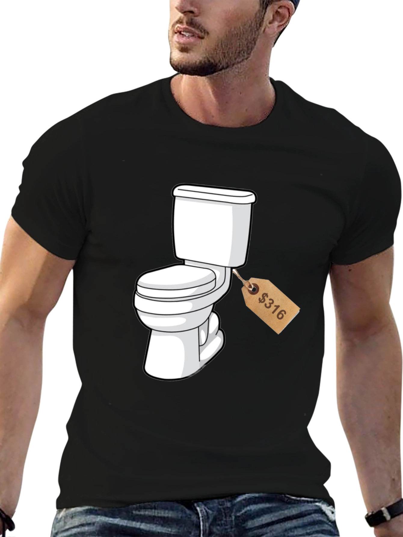 Toilet Humor T-Shirt: Priced to Sell