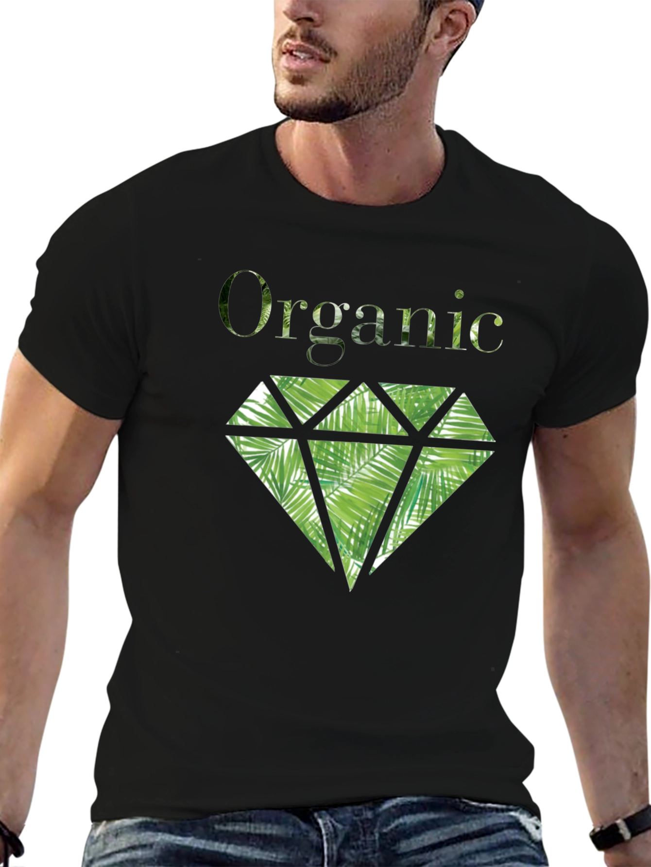 Organic Diamond Graphic T-Shirt