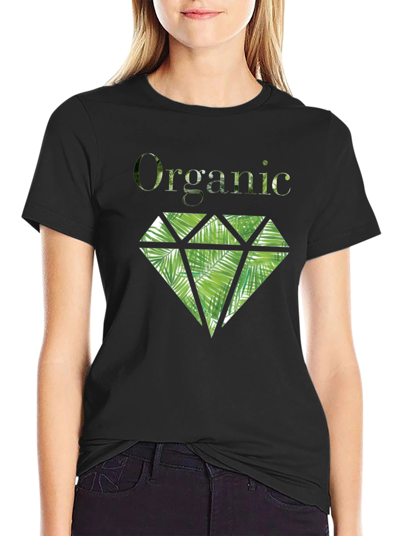 Organic Diamond Graphic T-Shirt