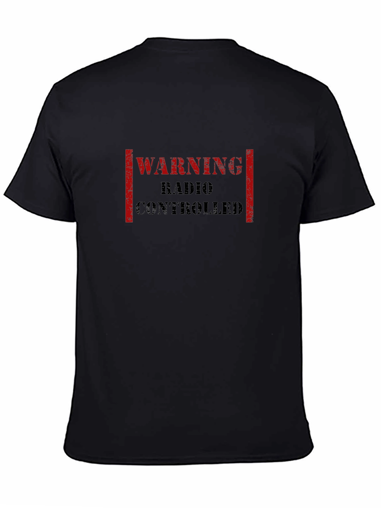 Warning: Radio Controlled - Black T-Shirt