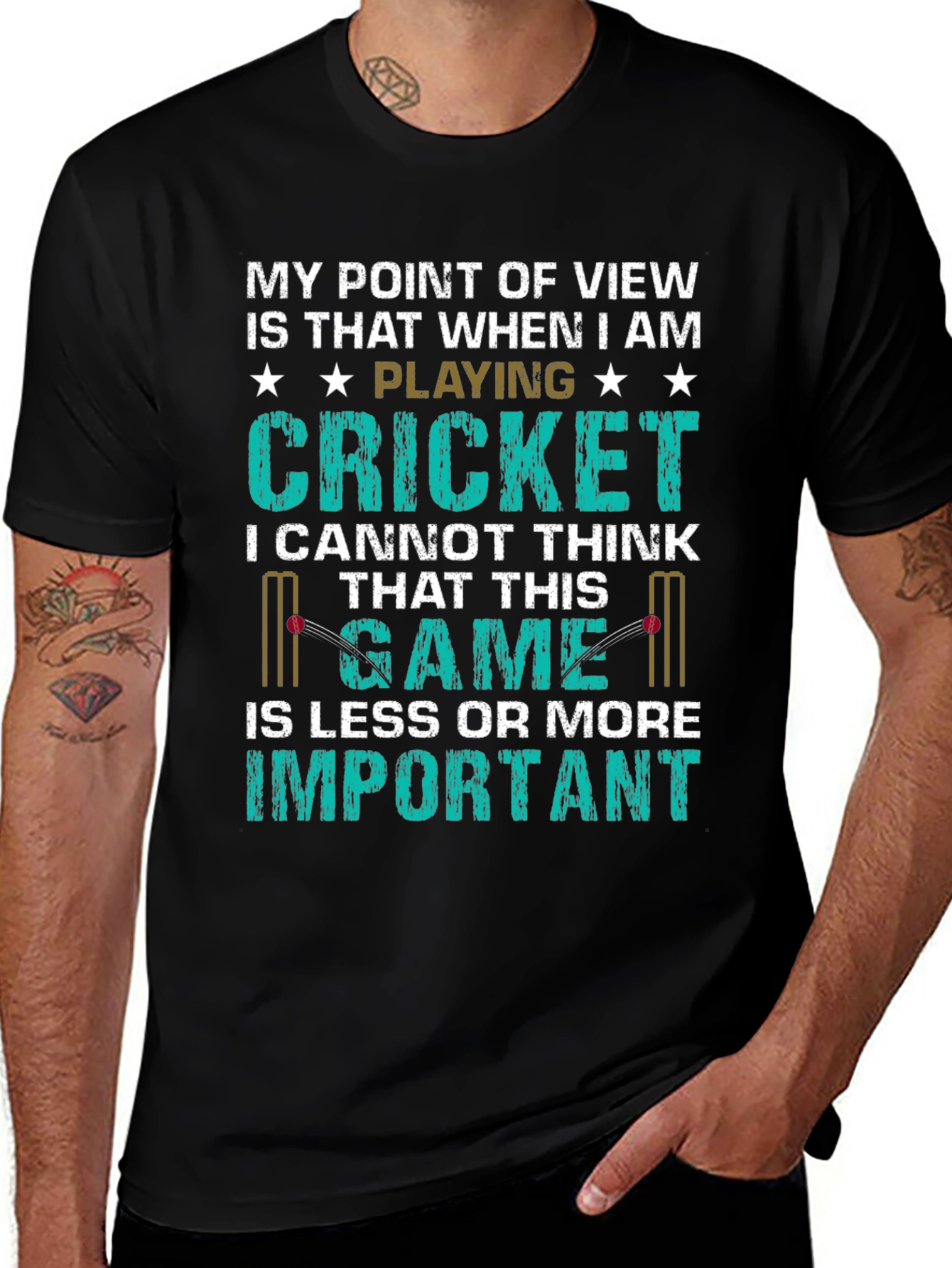 Cricket Lover T-Shirt - My Point of View