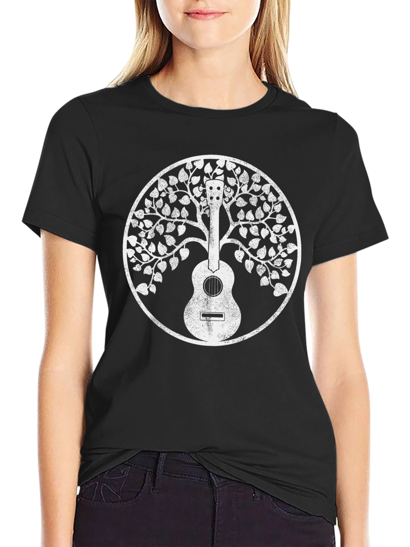 Guitar Tree Graphic Tee - Black