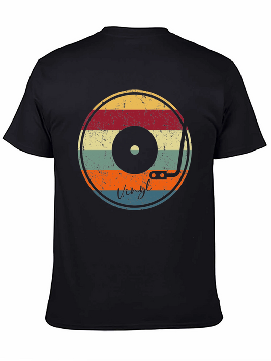 Vintage Vinyl Record T-Shirt - Retro Music Lover Tee