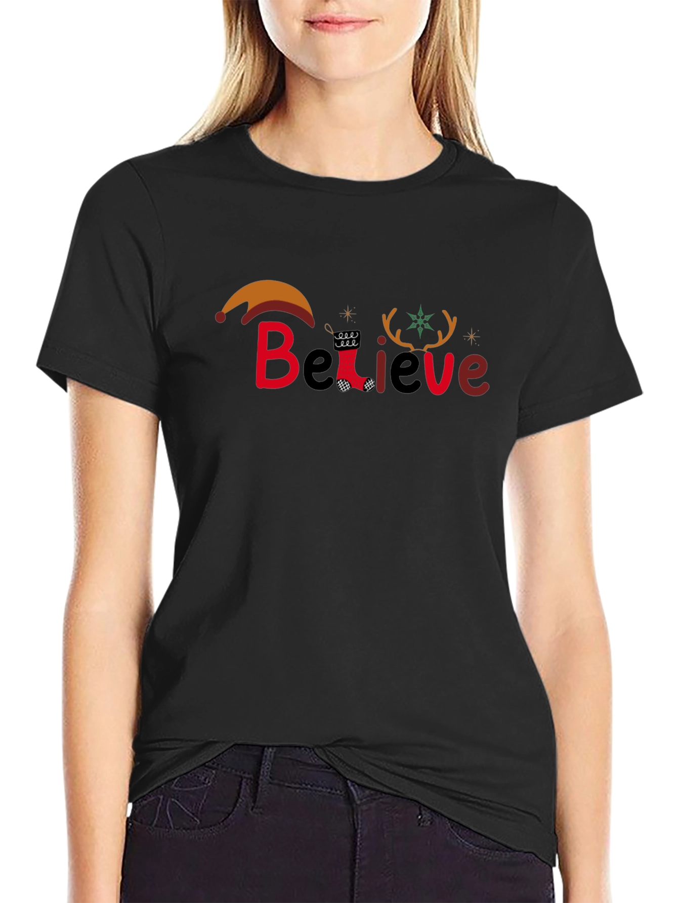Holiday Believe Graphic T-Shirt