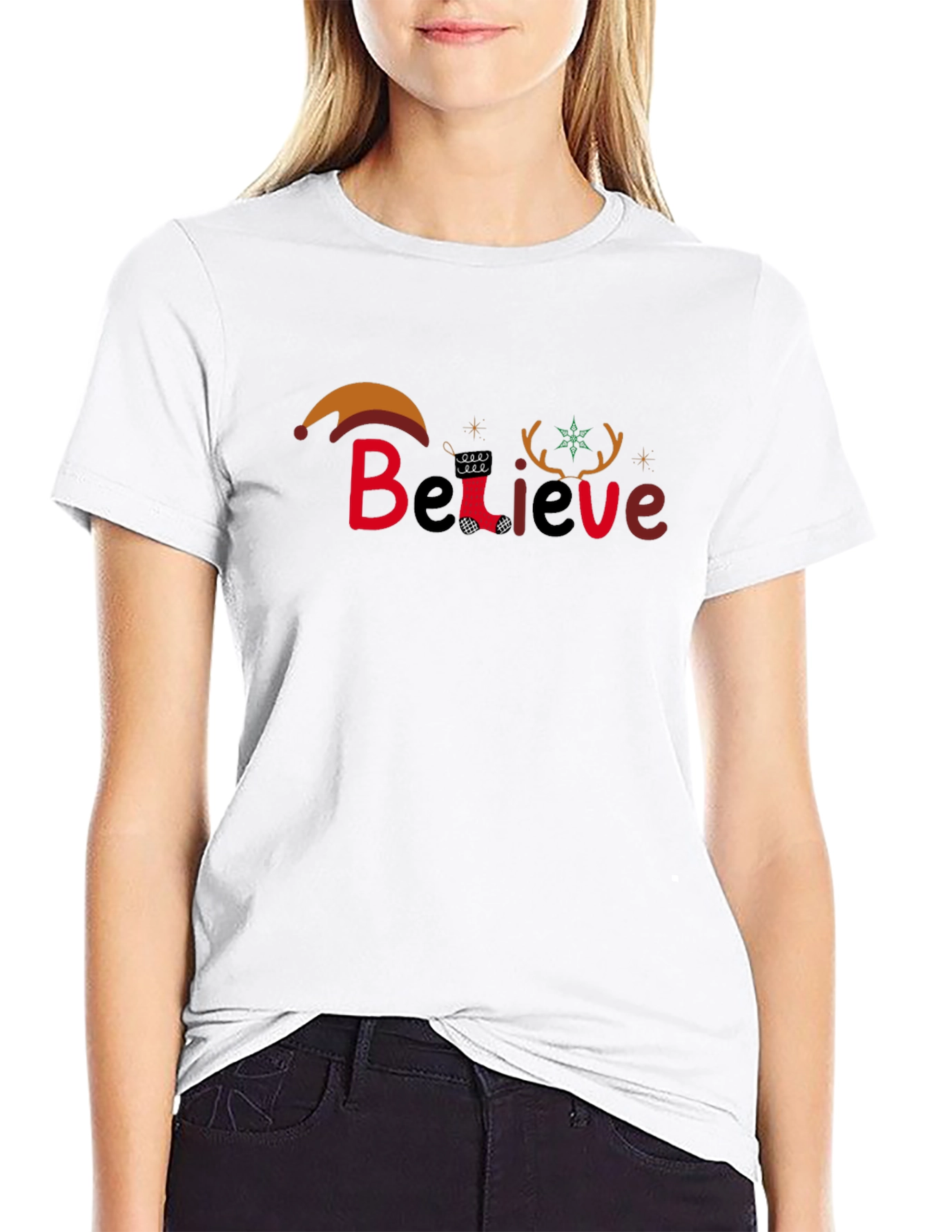 Holiday Believe Graphic T-Shirt