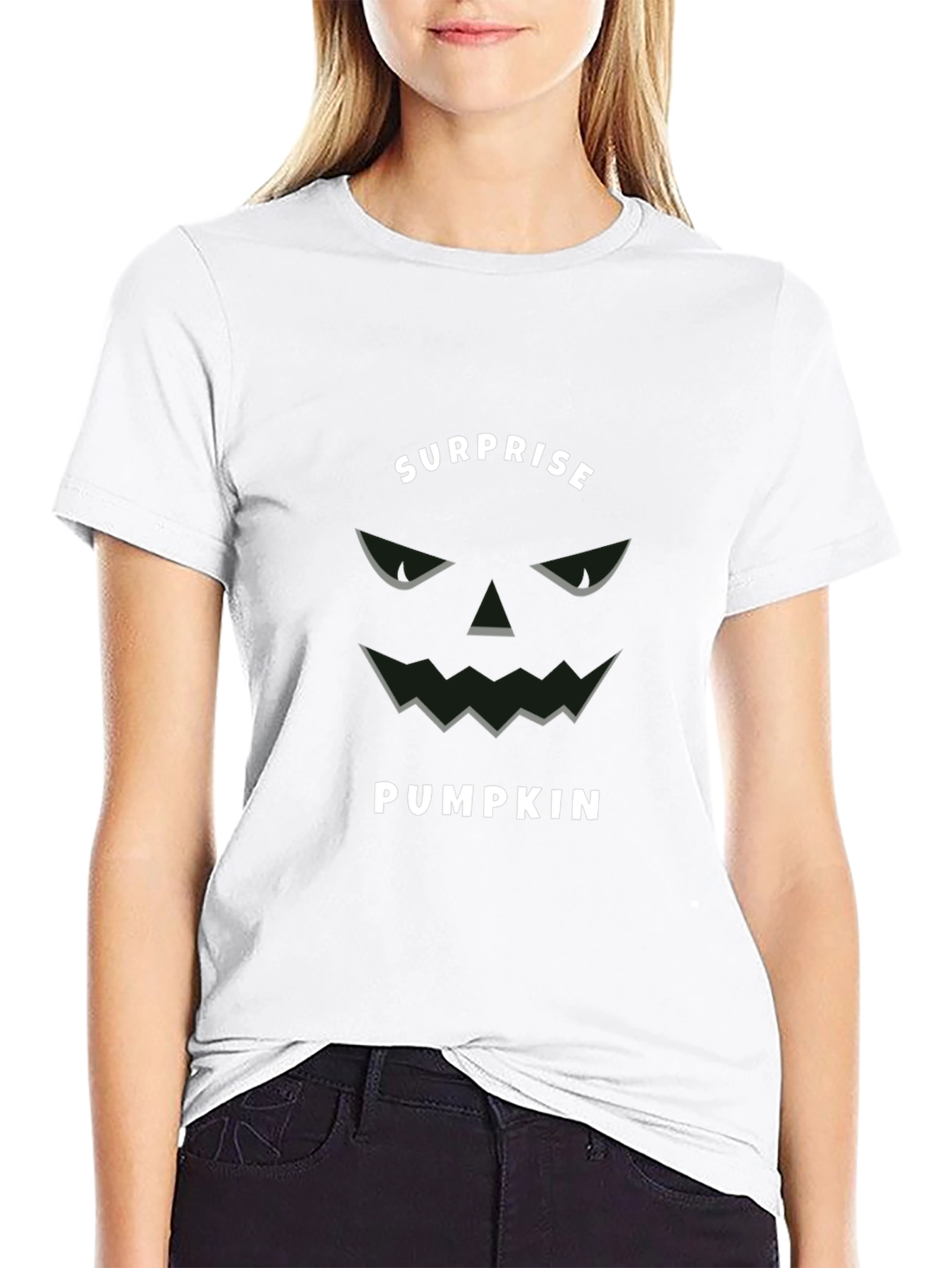 Surprise Pumpkin Halloween T-Shirt -  Unique Spooky Tee