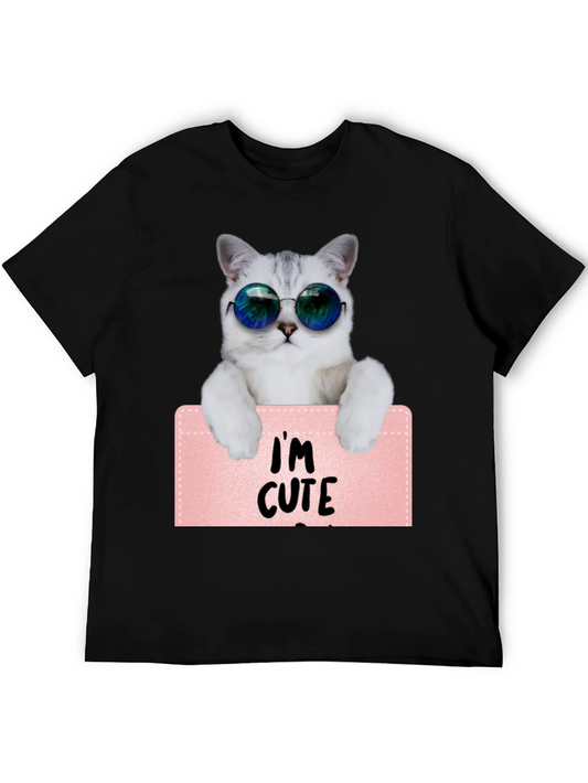 Cool Cat T-Shirt - Im Cute Graphic Tee
