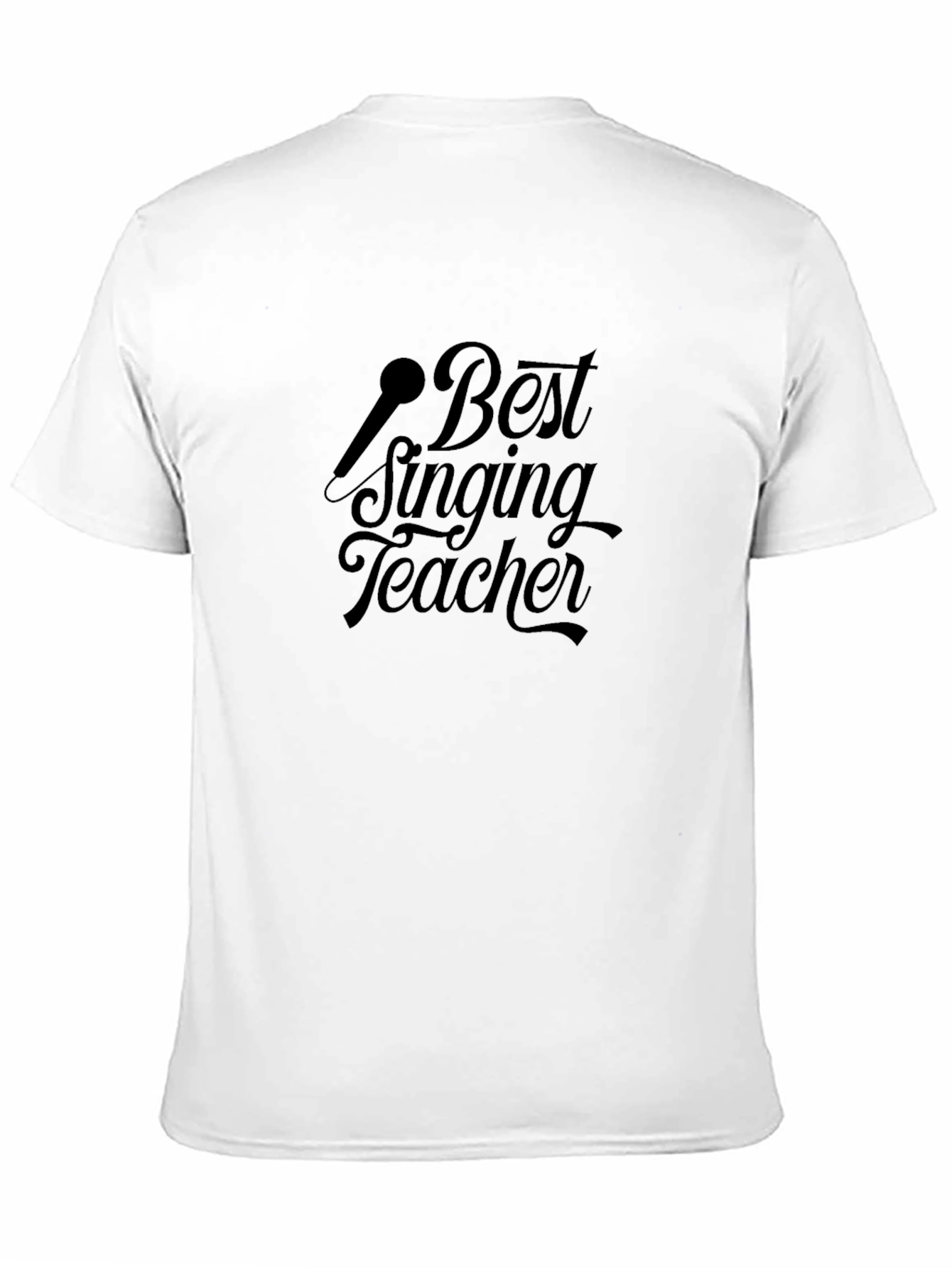 Best Singing Teacher Black T-Shirt