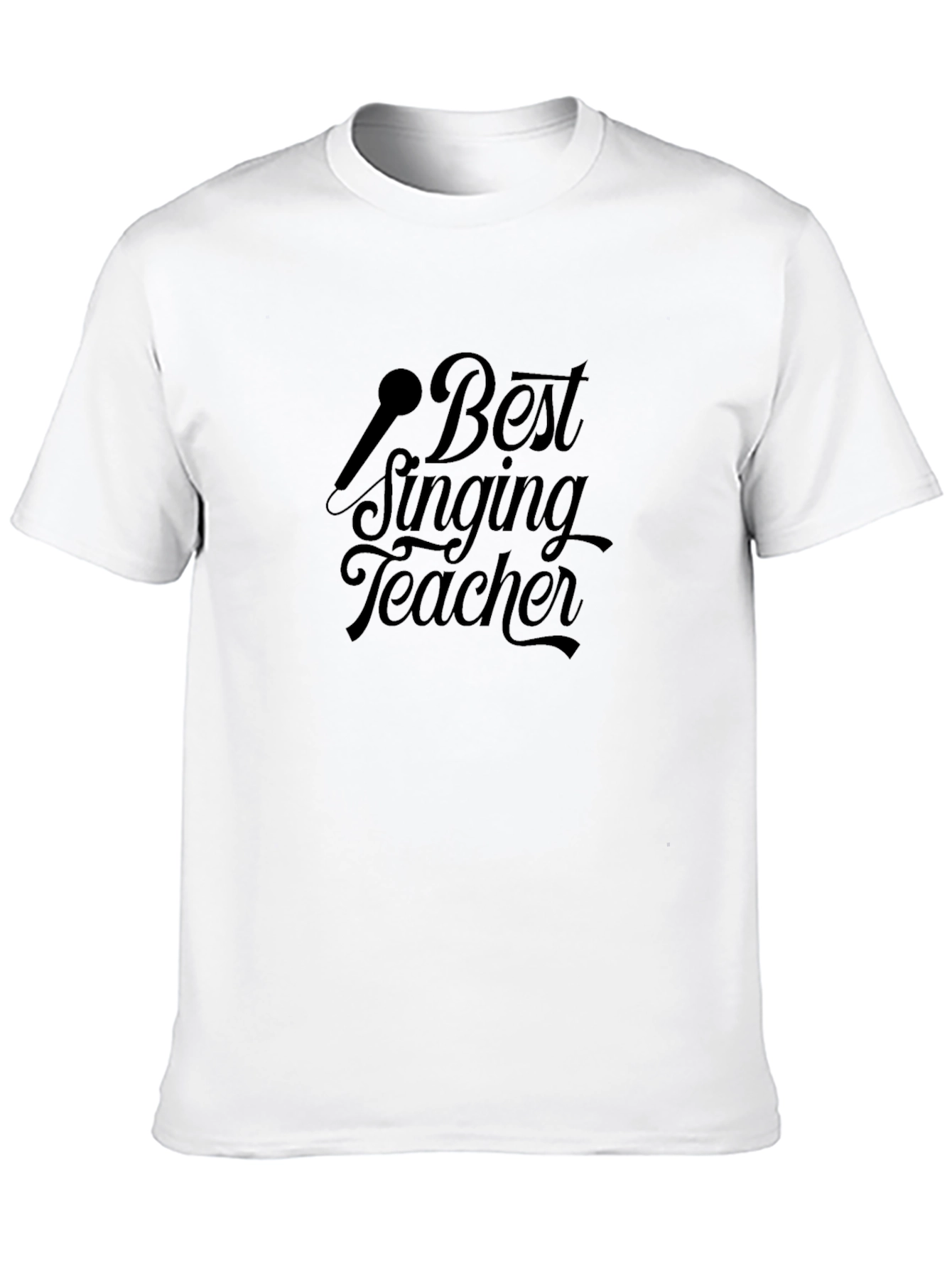 Best Singing Teacher Black T-Shirt