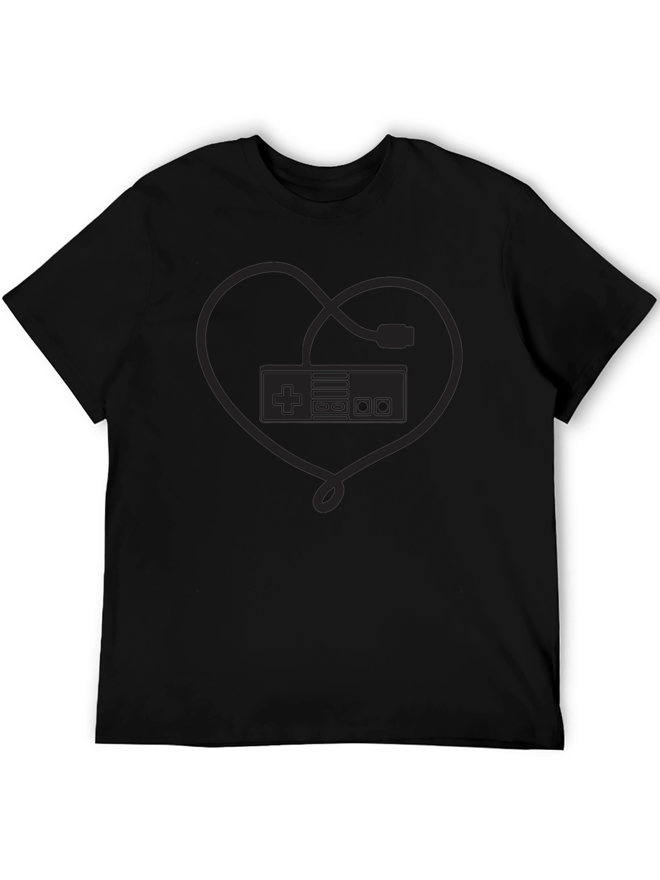 Retro Gaming Heartbeat T-Shirt - Classic Console Love