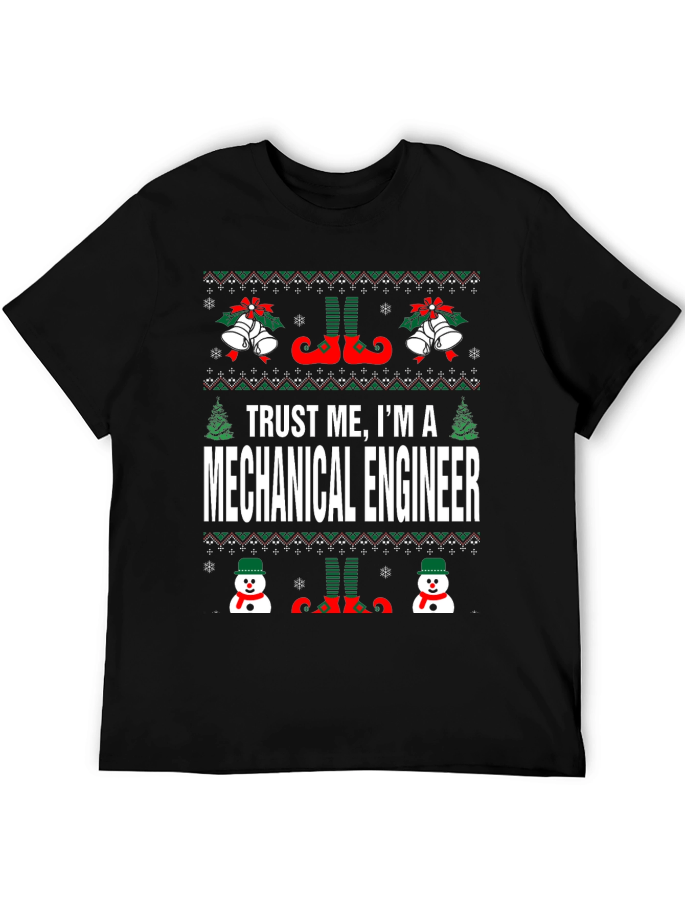 Mechanical Engineer Christmas Graphic Tee