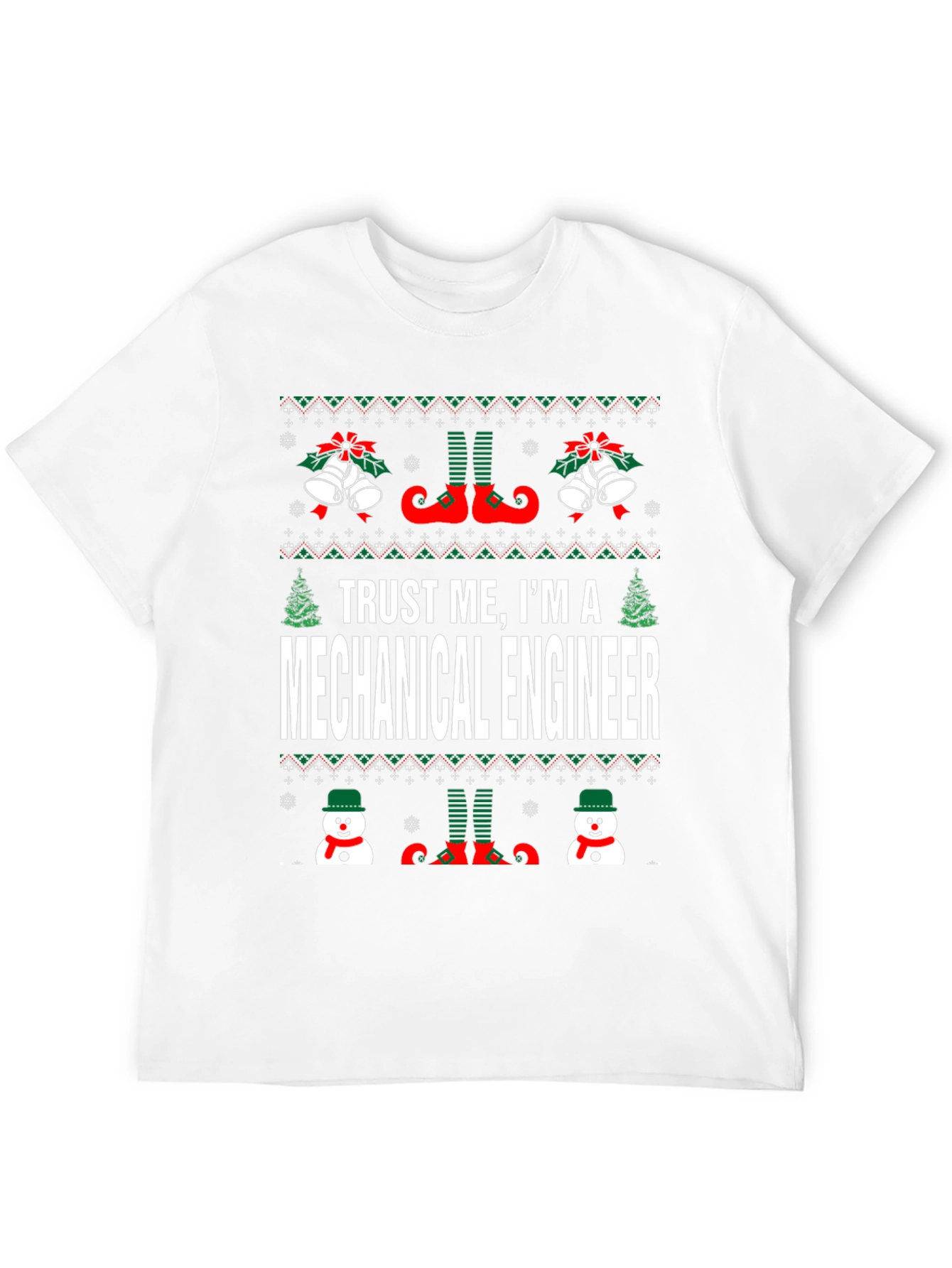 Mechanical Engineer Christmas Graphic Tee