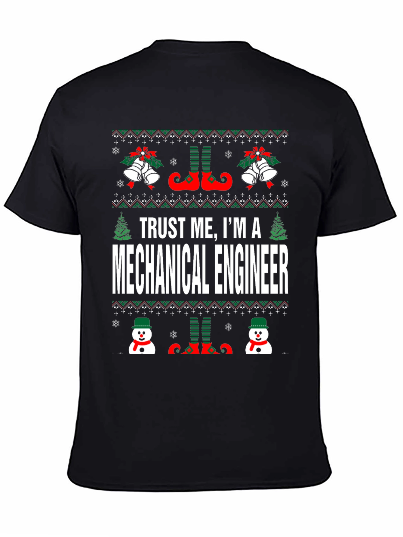 Mechanical Engineer Christmas Graphic Tee