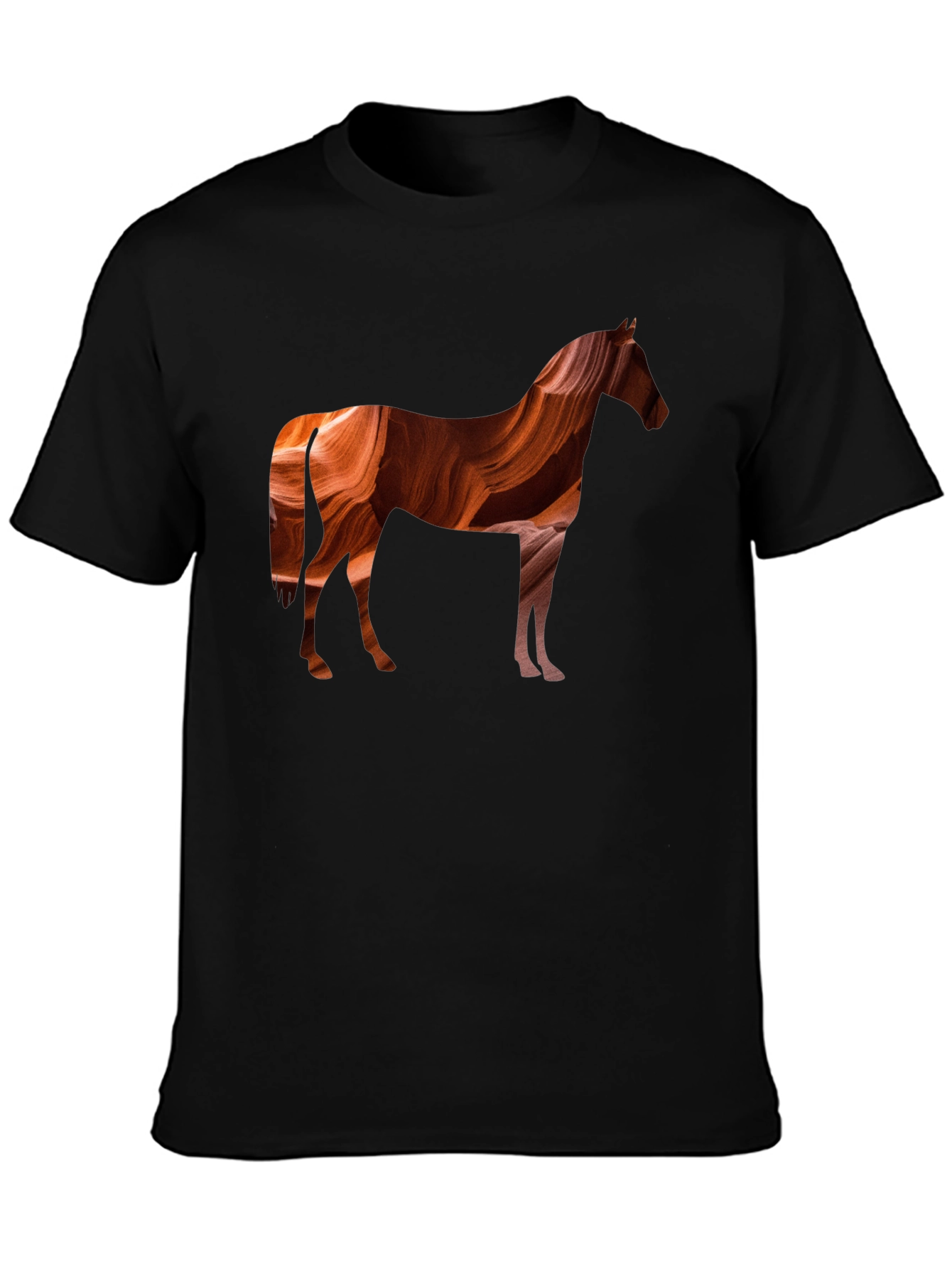 Abstract Canyon Horse Graphic Tee