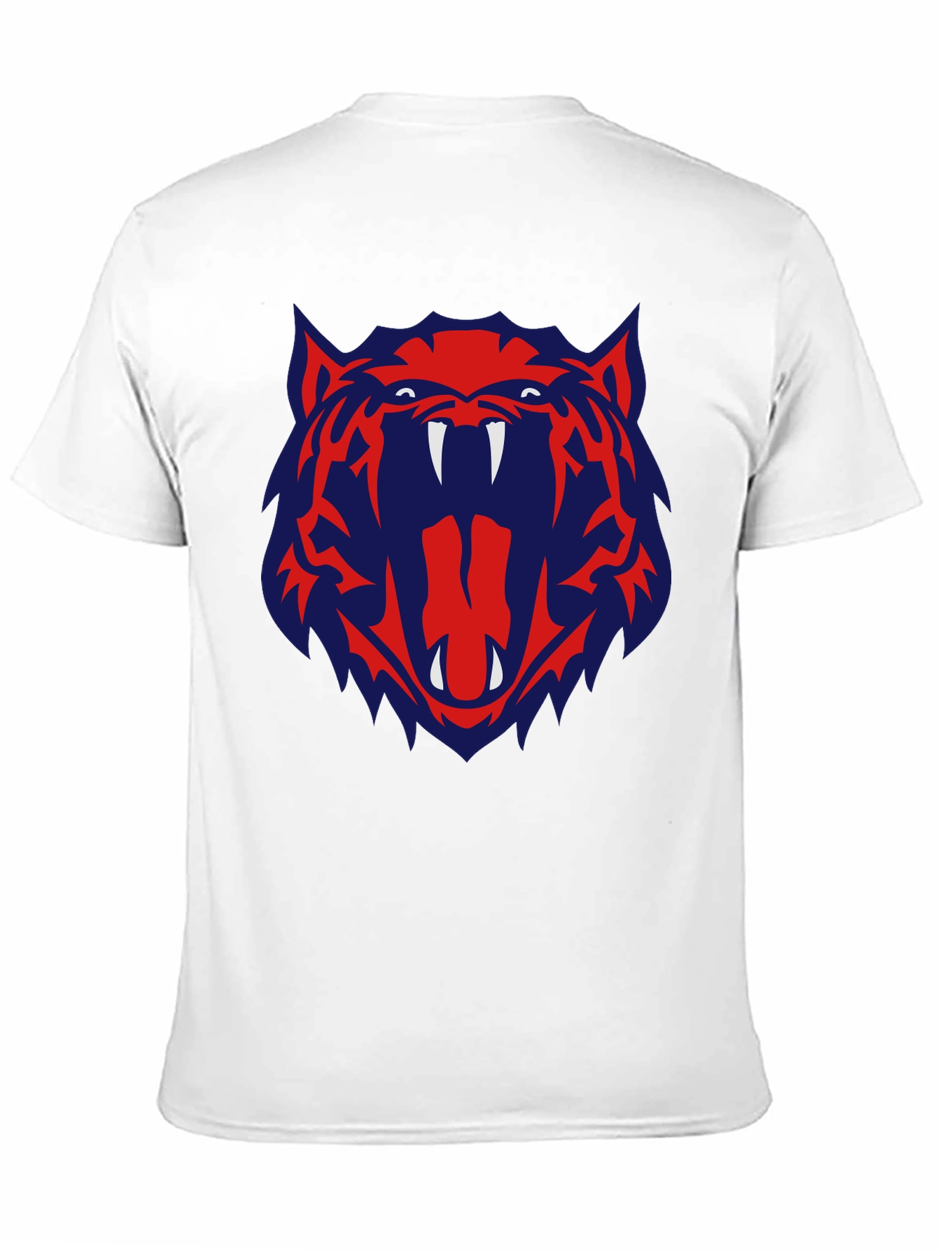 Bold Graphic Tee - Tiger Roar Design - Black