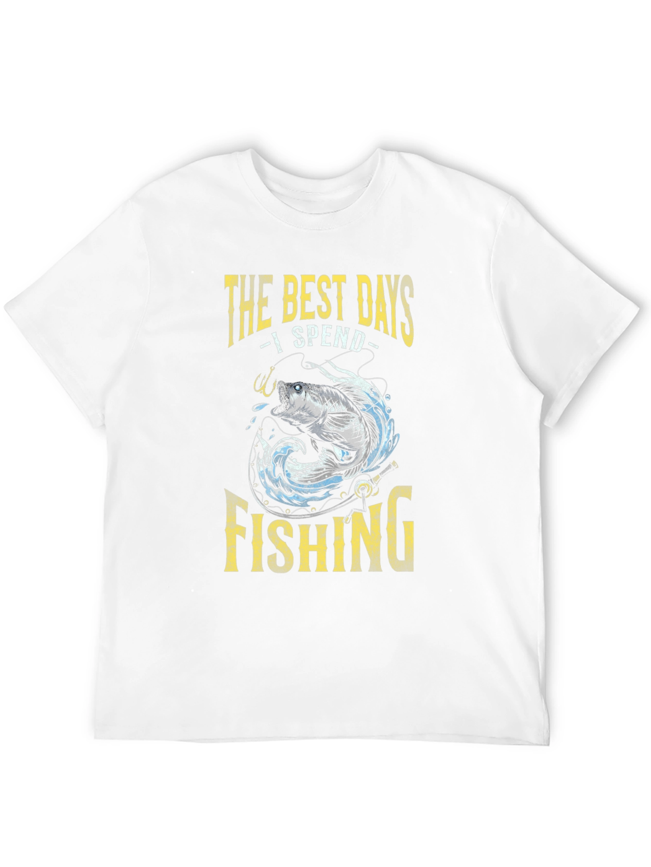 Fishing T-Shirt: Best Days Spent Fishing Graphic Tee