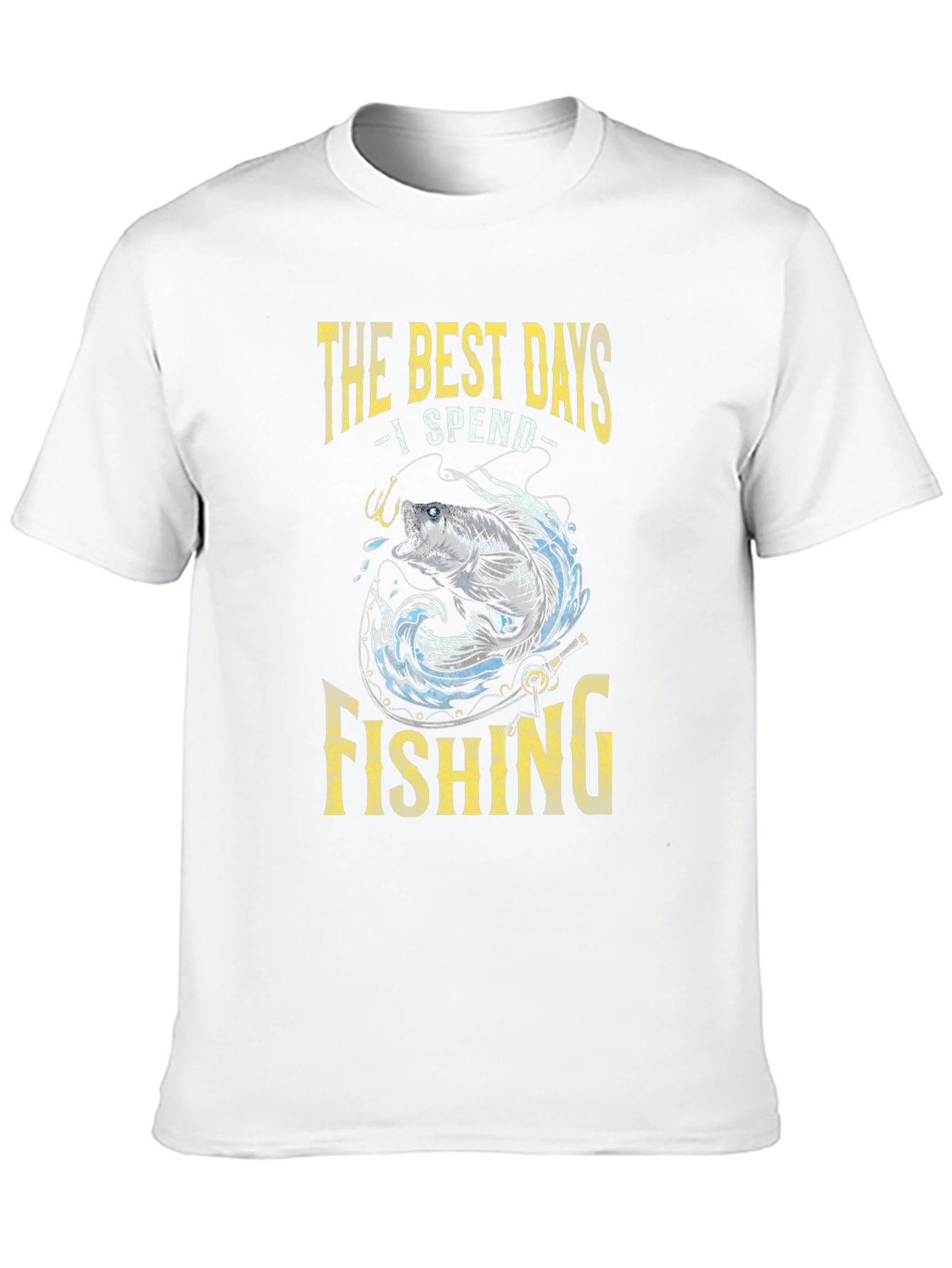 Fishing T-Shirt: Best Days Spent Fishing Graphic Tee