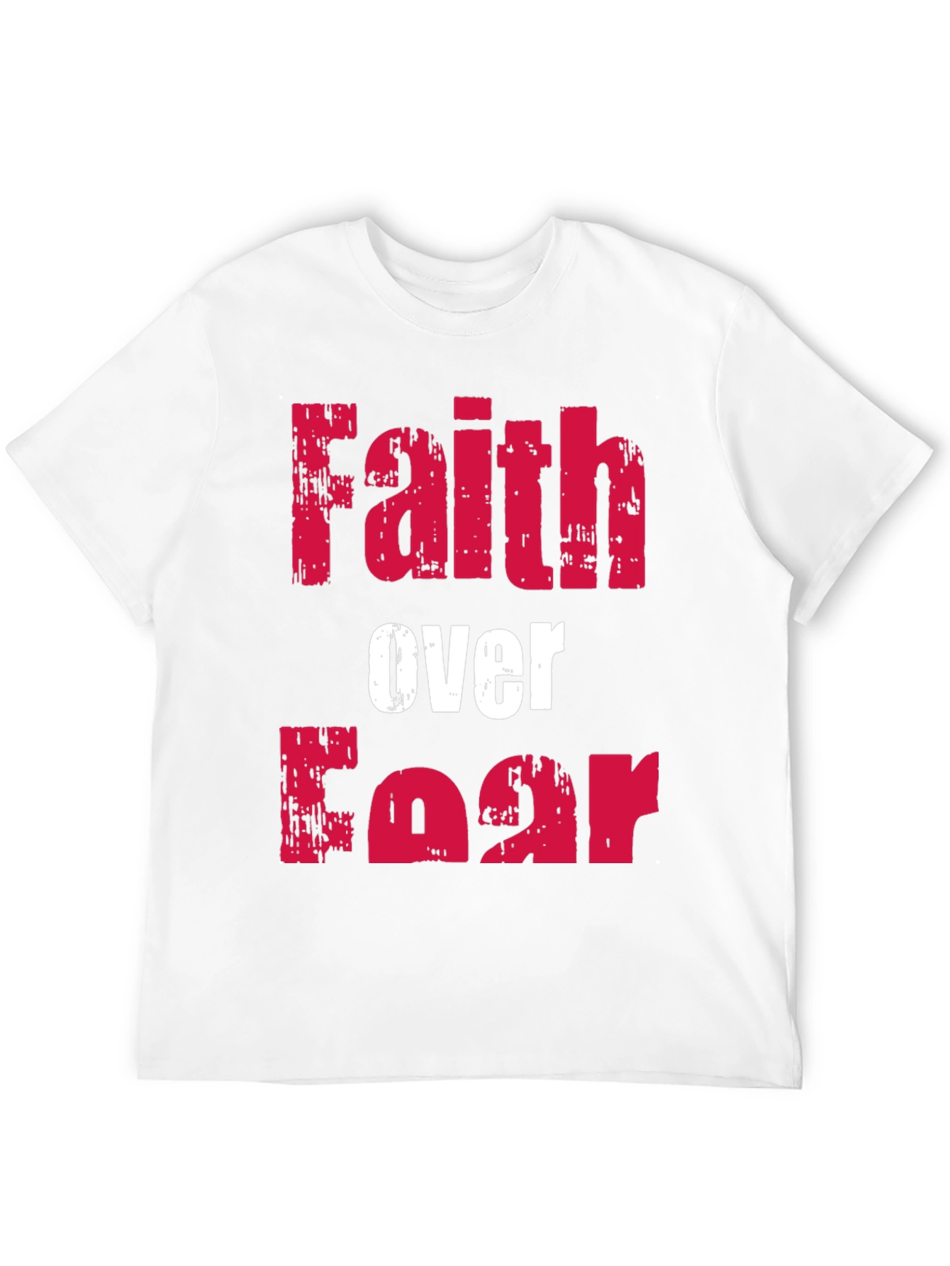 Faith Over Fear Graphic T-Shirt - Black