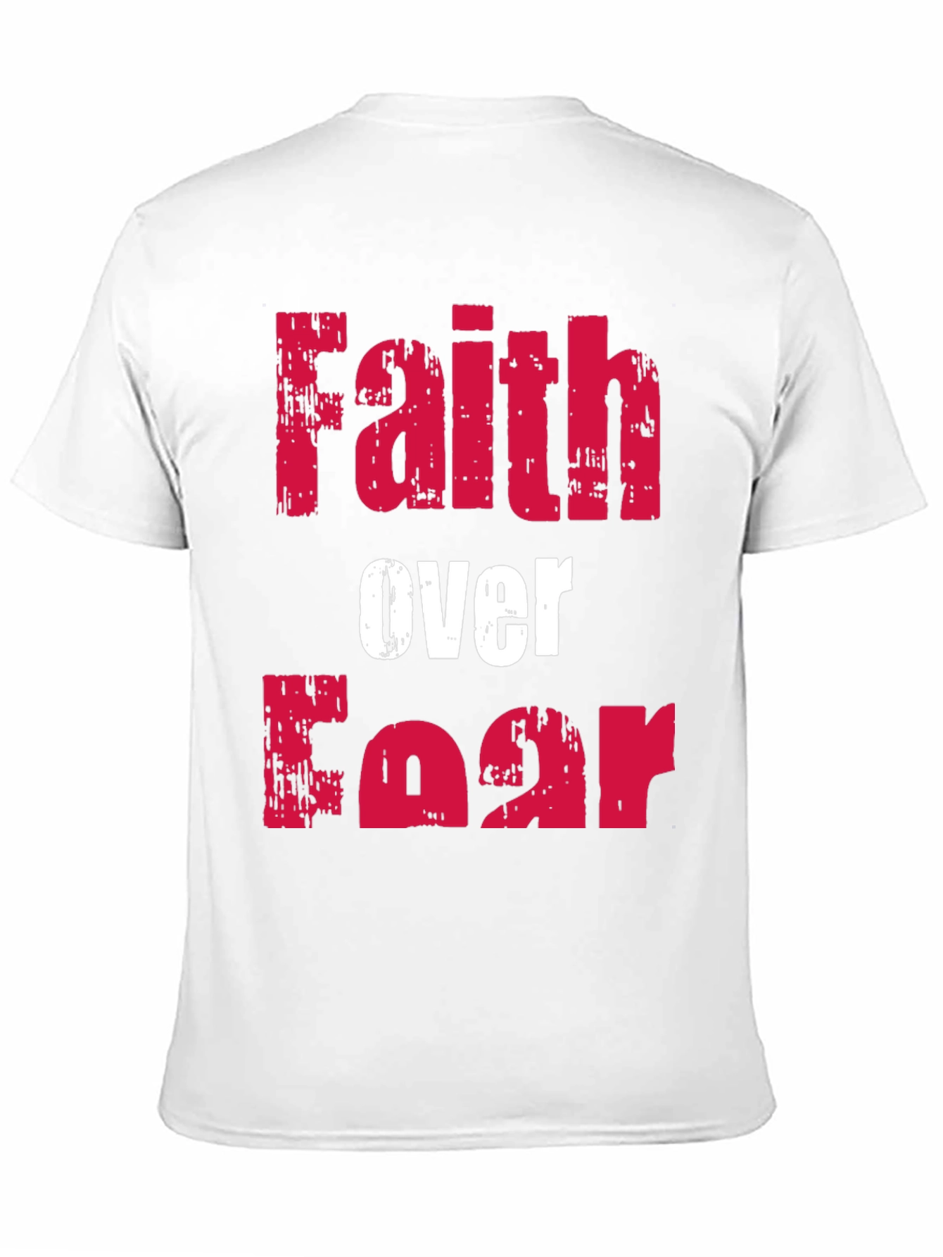 Faith Over Fear Graphic T-Shirt - Black