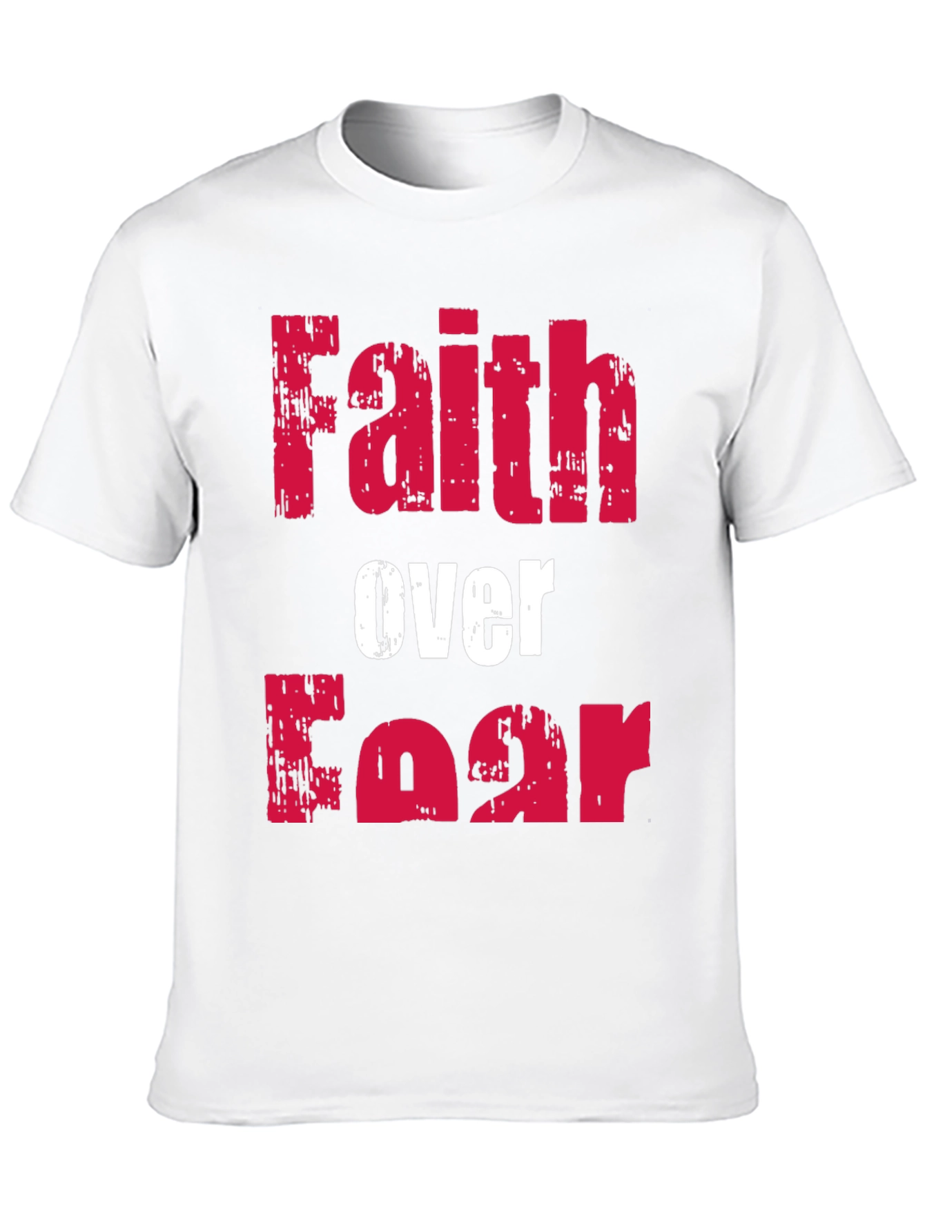 Faith Over Fear Graphic T-Shirt - Black