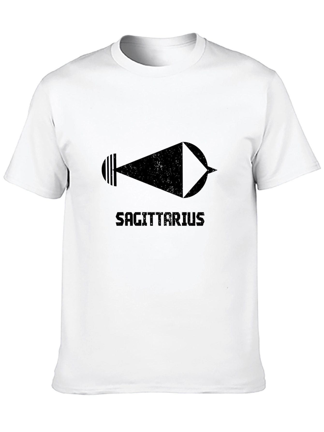 Sagittarius Graphic Tee - Zodiac Black T-Shirt
