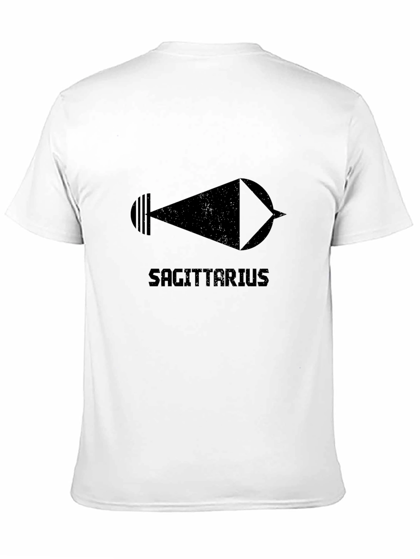 Sagittarius Graphic Tee - Zodiac Black T-Shirt