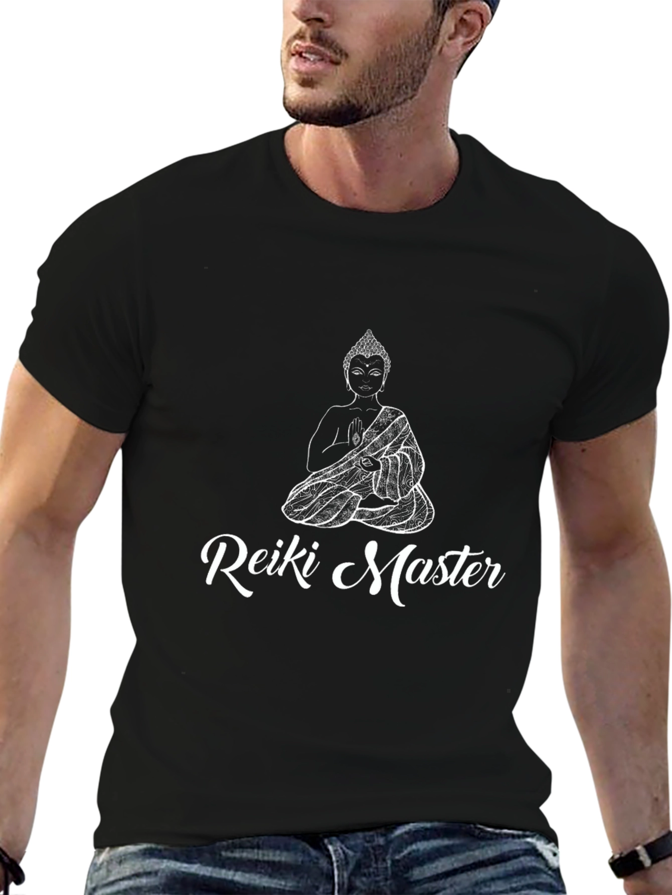 Reiki Master Graphic T-Shirt - Spiritual Zen Design