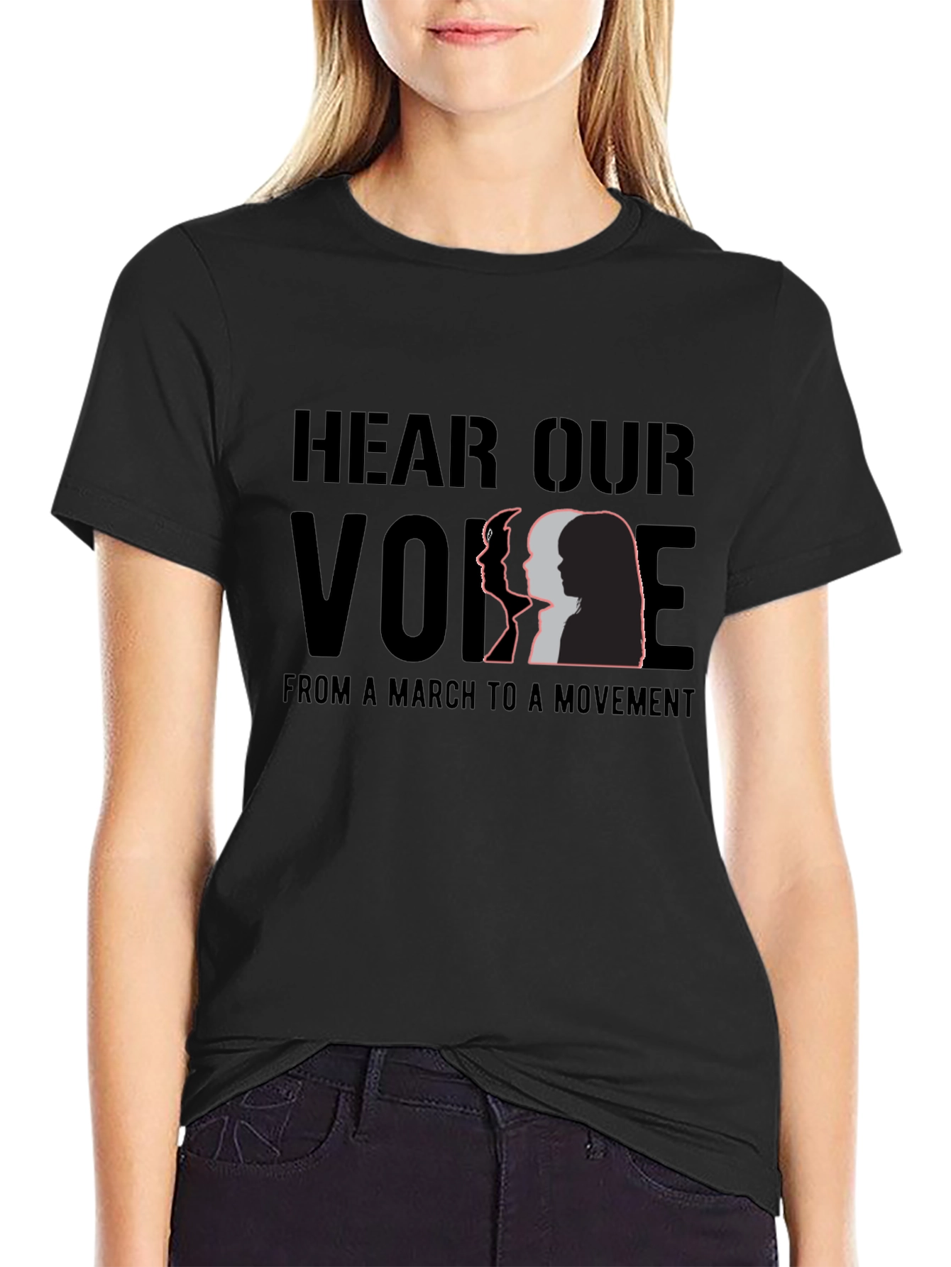 Hear Our Voice T-Shirt - March to Movement Tee